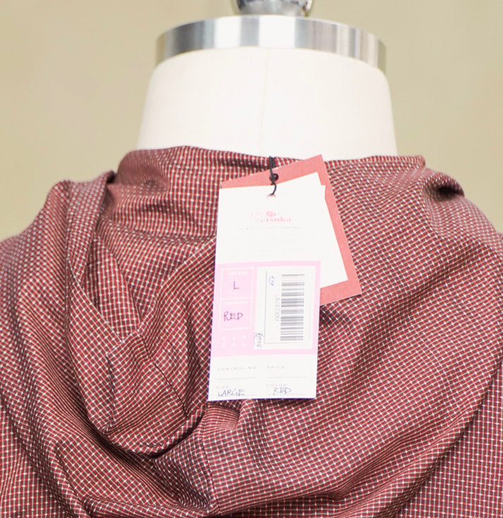 Premium On-hand: Red Loose Fit Oshima Men's Bomber Jacket | LBJ8330M | Large