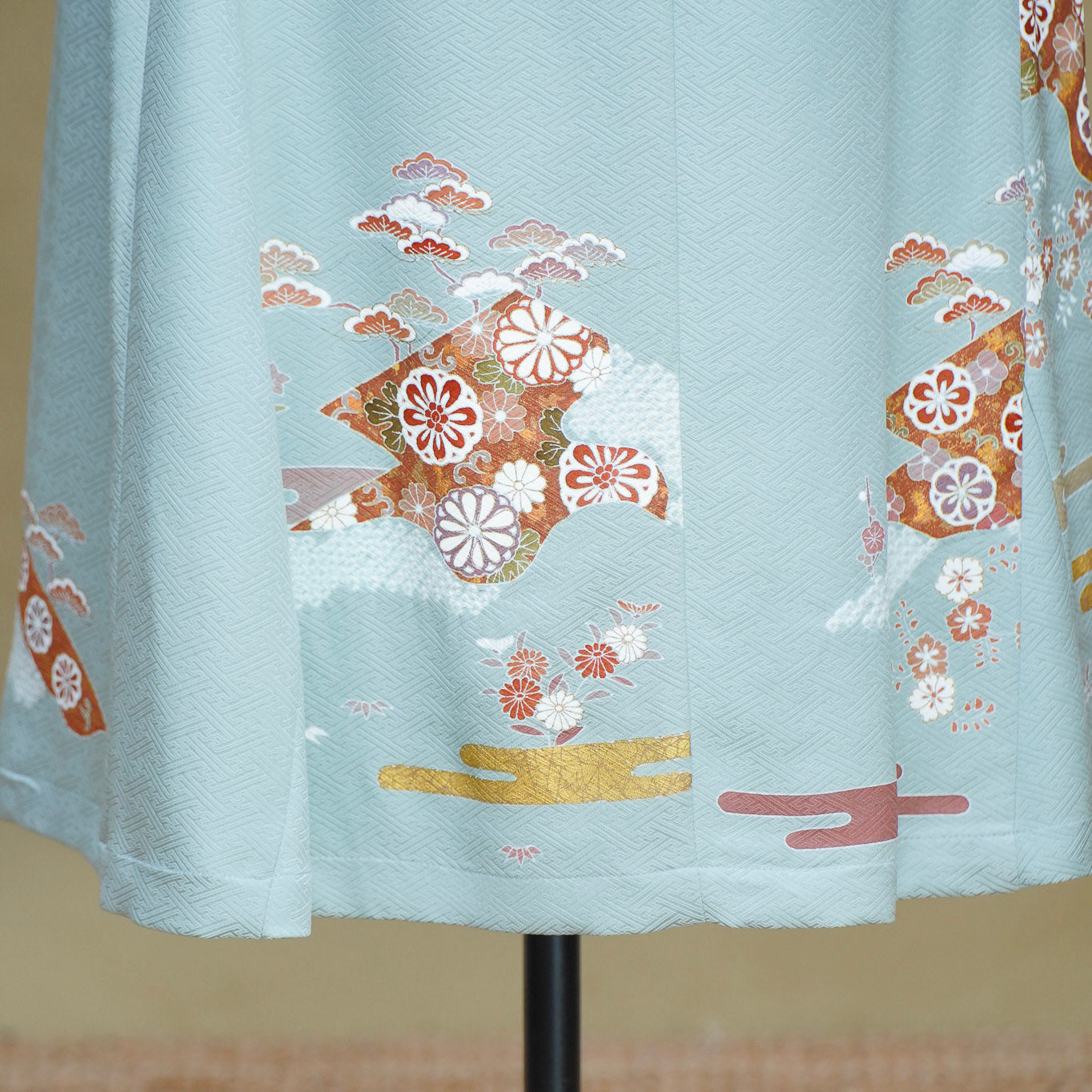 Premium On-hand: Green Wrap Skirt | WS7138Y | 1T
