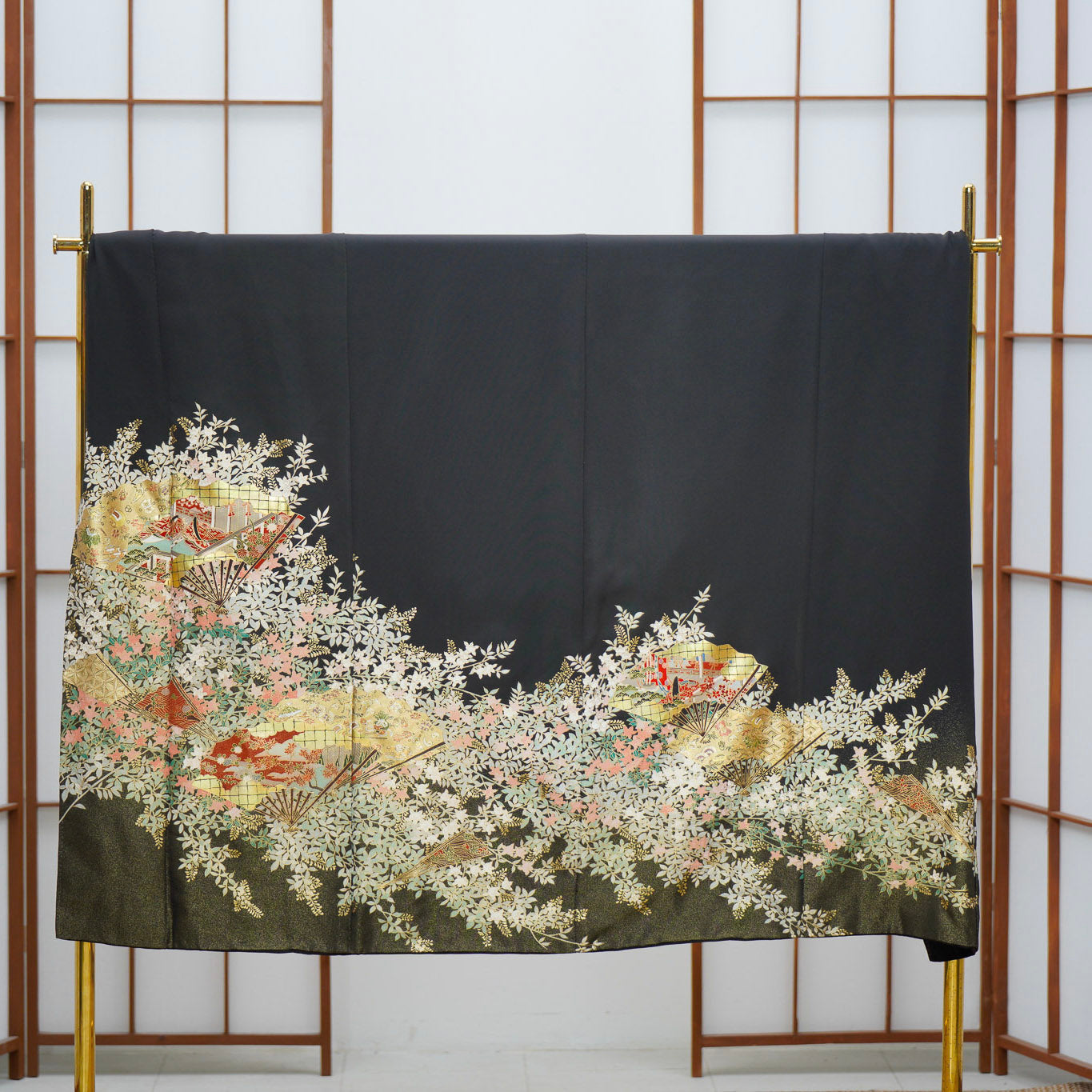 Embossed! Premium Sho Fabric: 0625_19 | Gold brocade