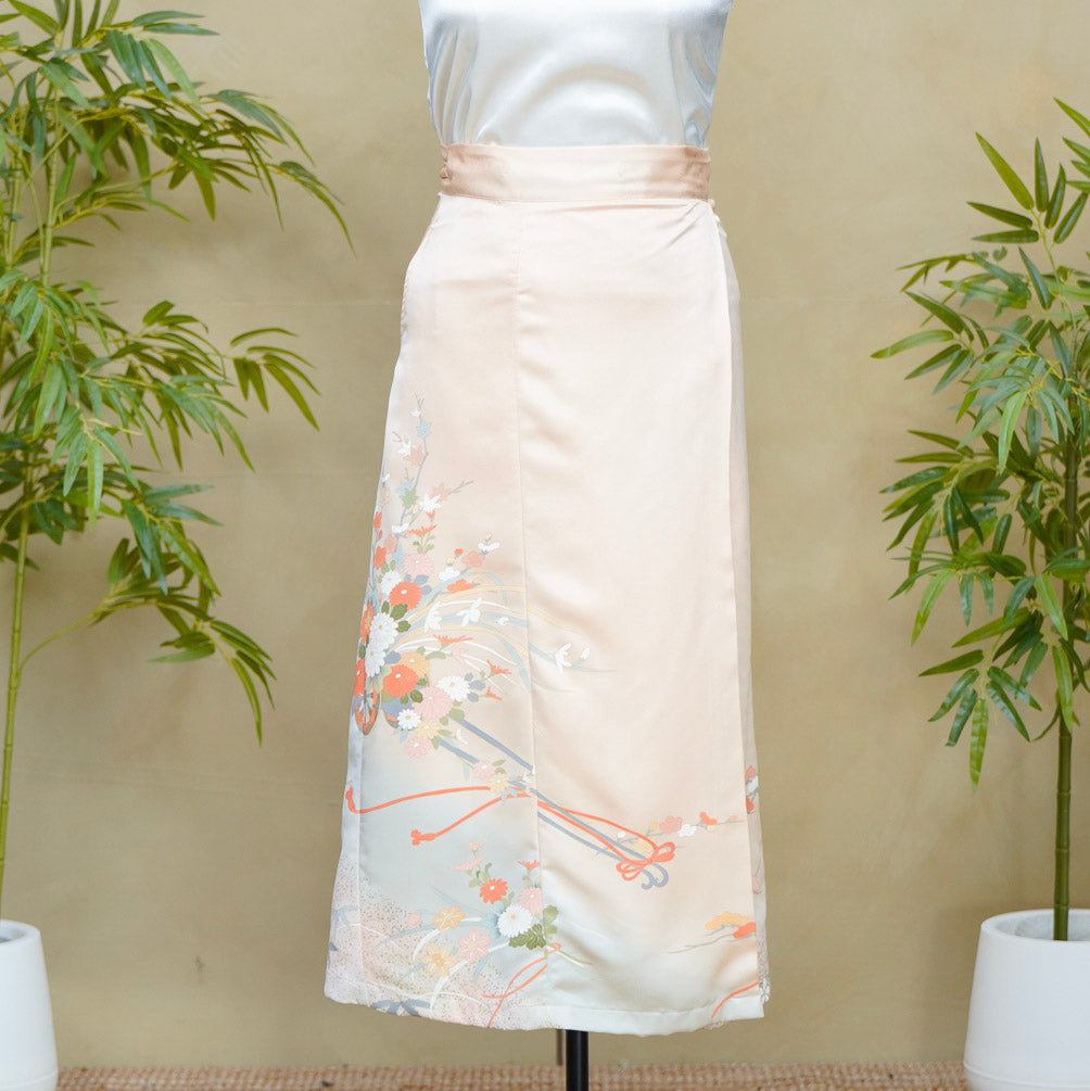 Premium On-hand: Cream Wrap Skirt | 1T | WS8389Y