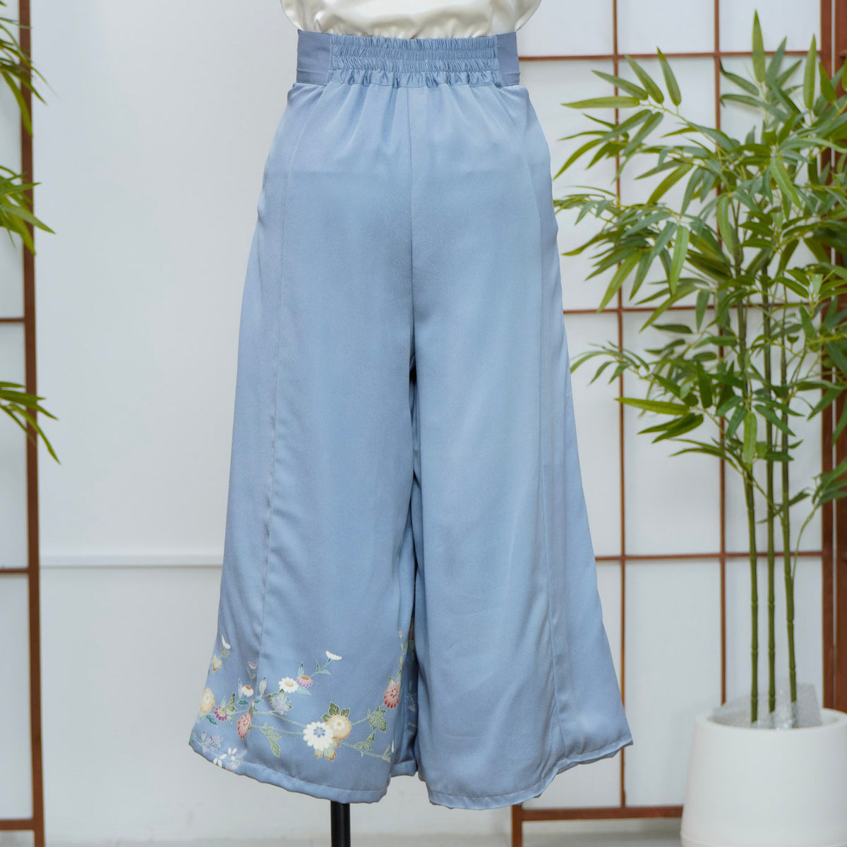 GGSB: On-hand Blue Palazzo Pants | PP7605A | 3XLB