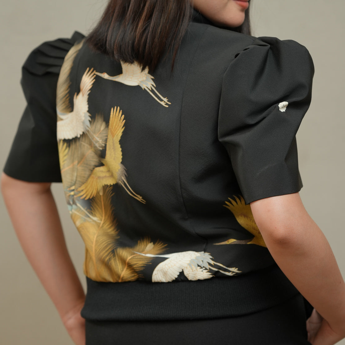 Coming Soon - On-hand item: Filipiniana-inspired Top | Black