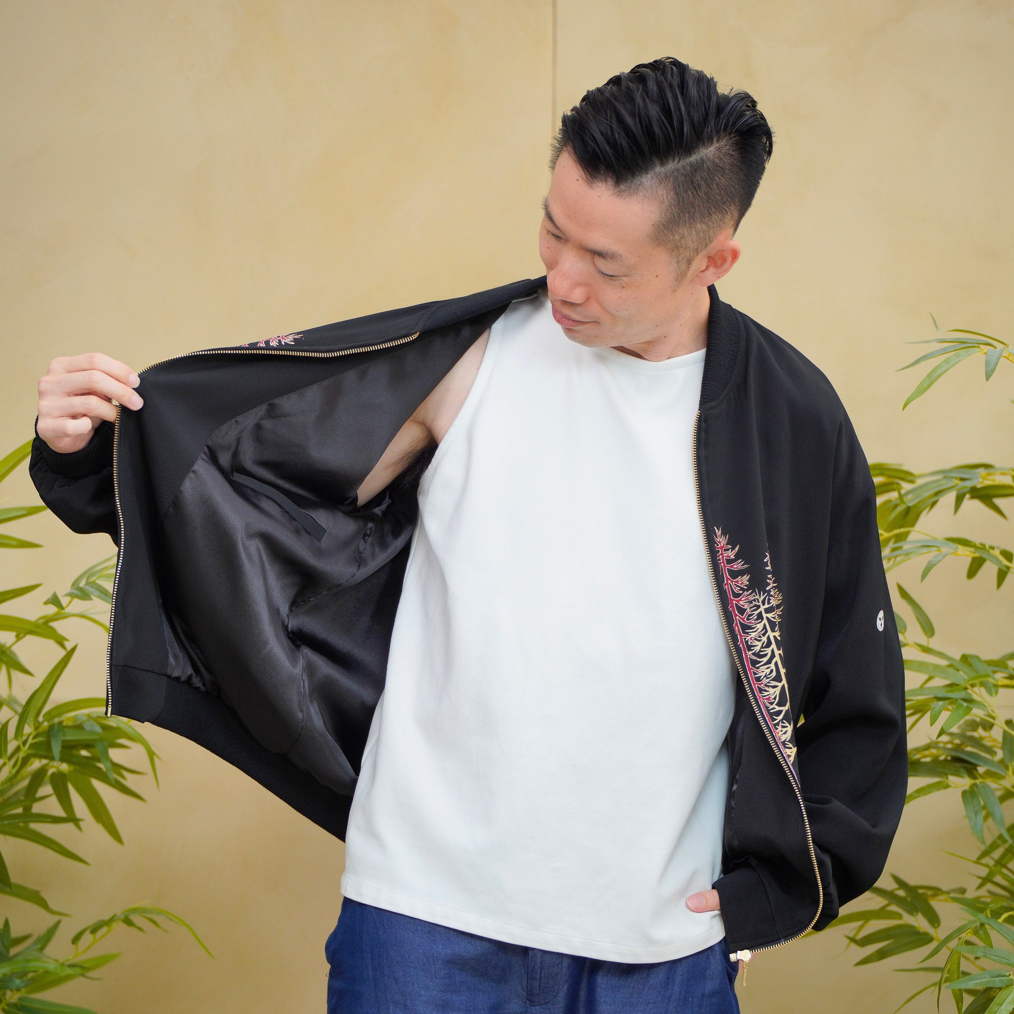 Premium On-hand: Black Men's Bomber Jacket | BJ8122M | 2XL (SO M)