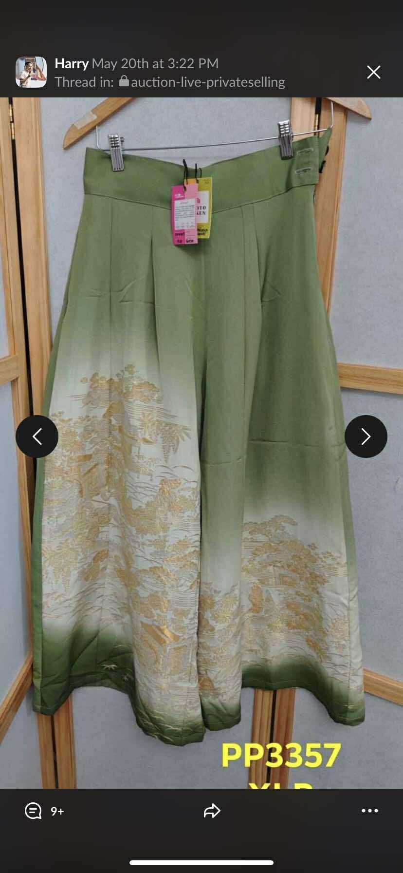 On-hand: Green Palazzo | PP3357 XLB