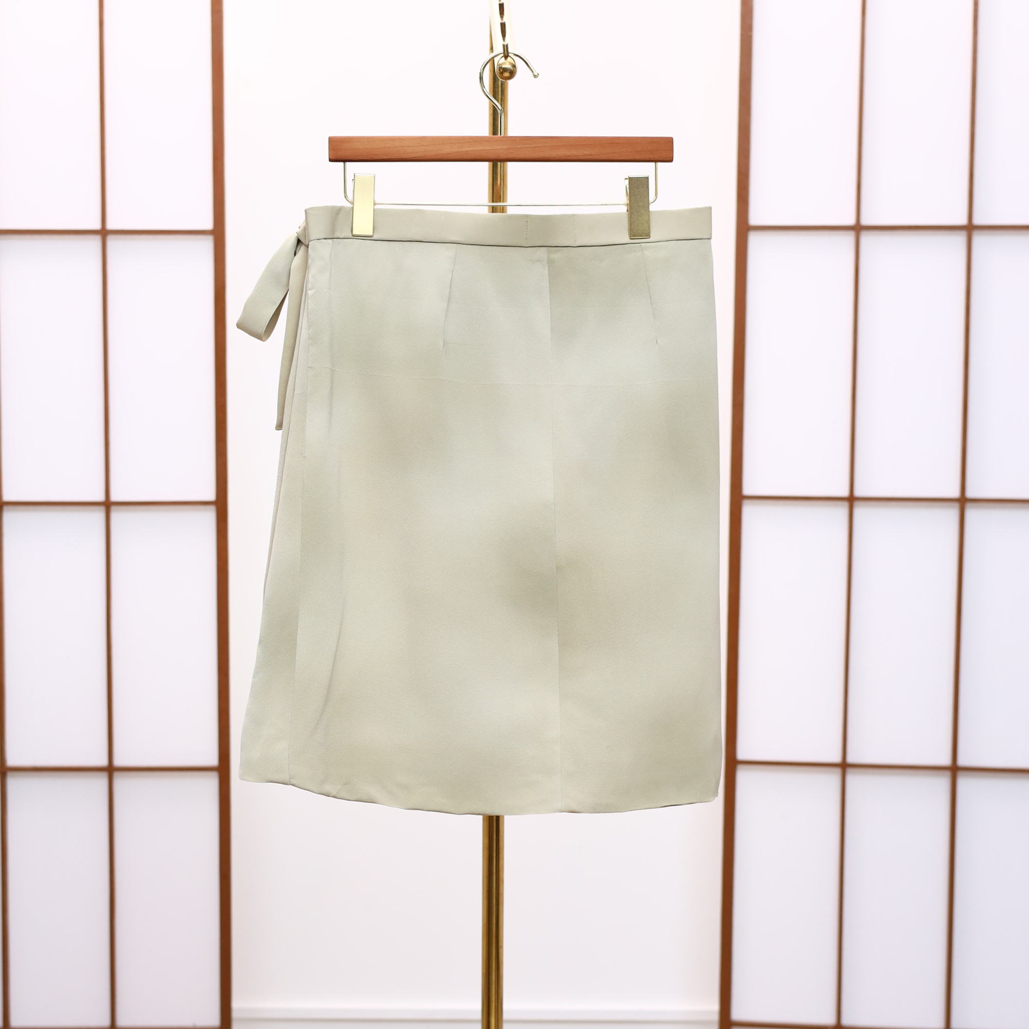 On-hand: Green Summer Wrap Skirt  | SWS7118Y | 2T