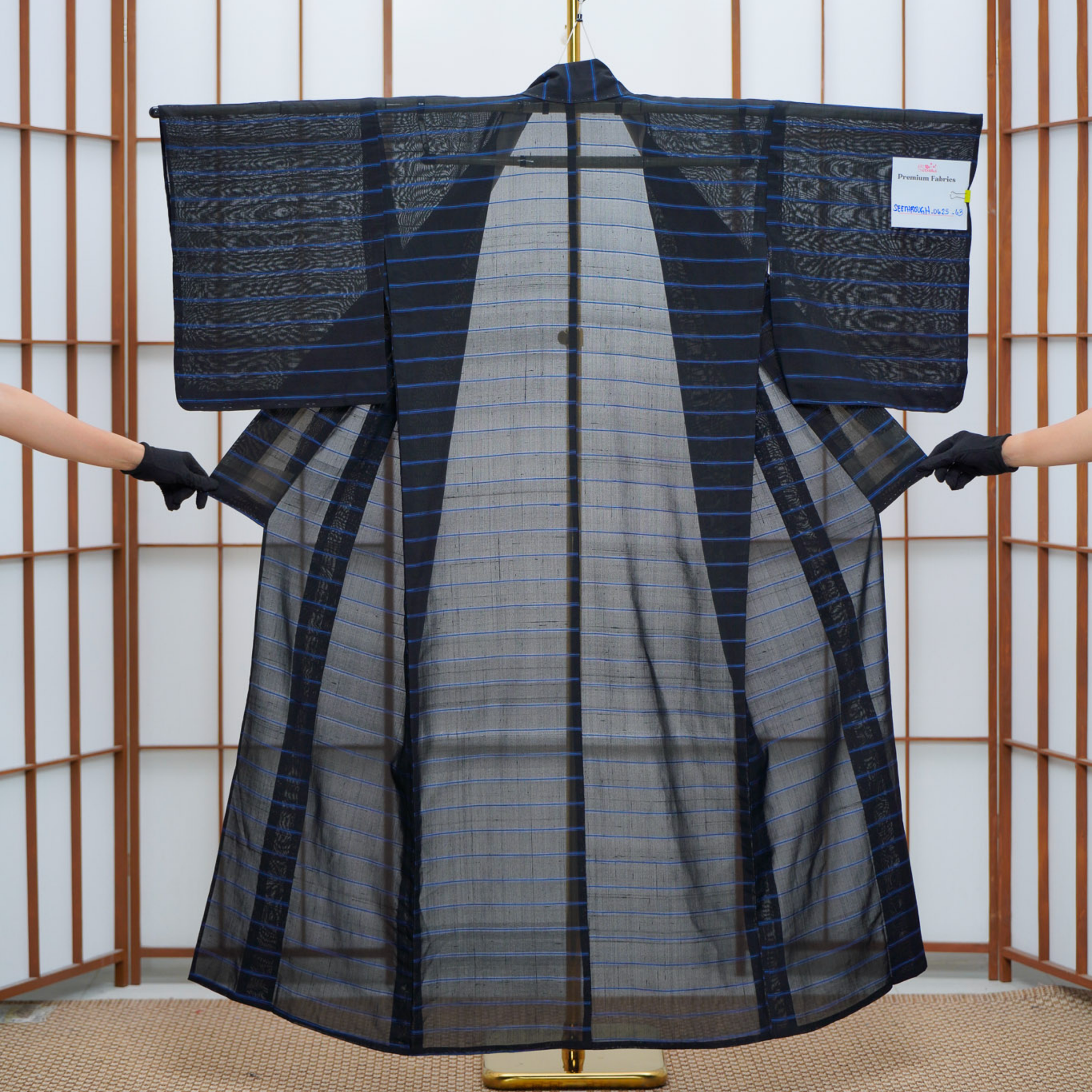 Premium Seethrough Fabric: 0625_63 | Fantasy Indigo