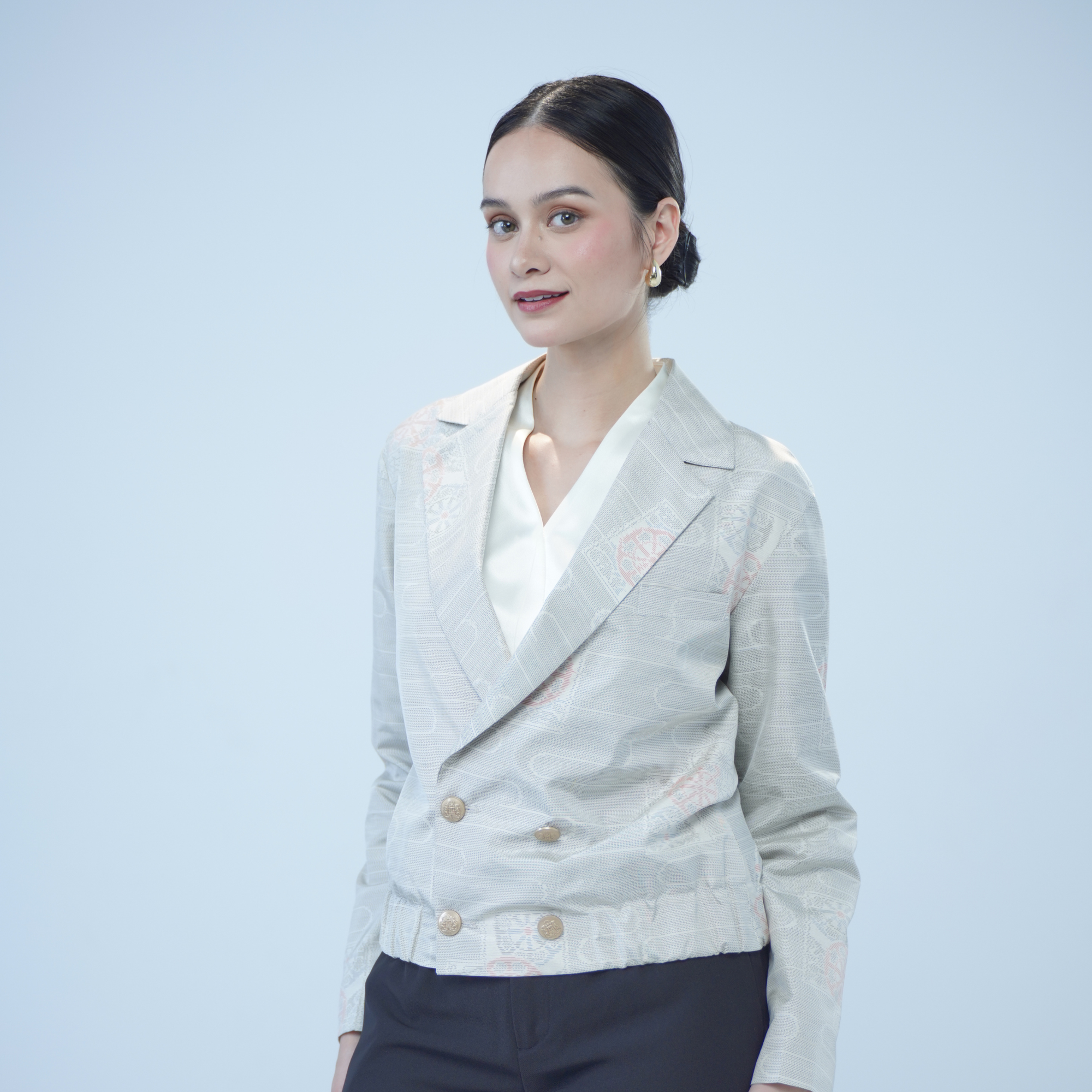 On-hand: Cropped Men's Jacket | Gray