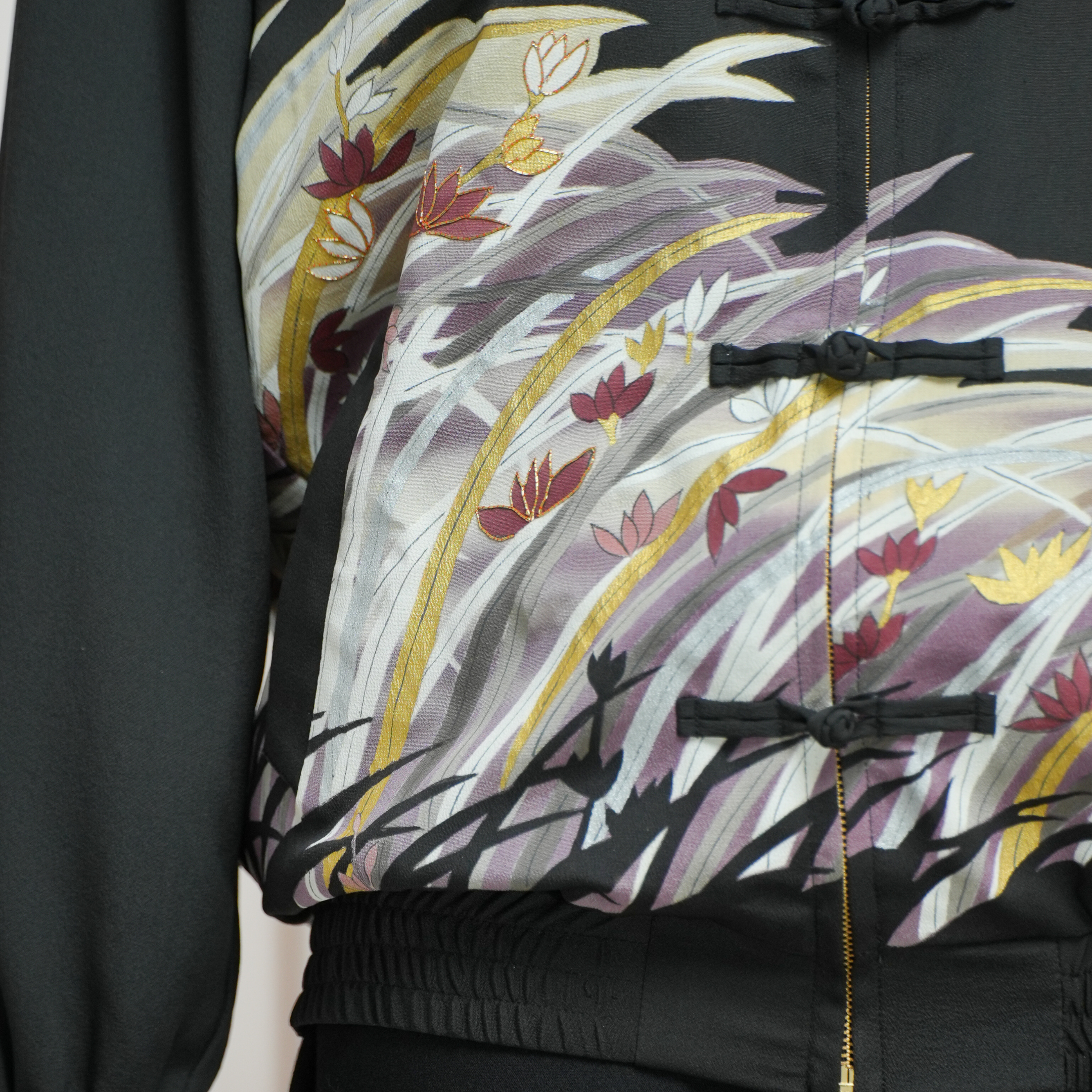 Premium On-hand: Black Chinese Knot Jacket | CKJ7370M | XL (Men)