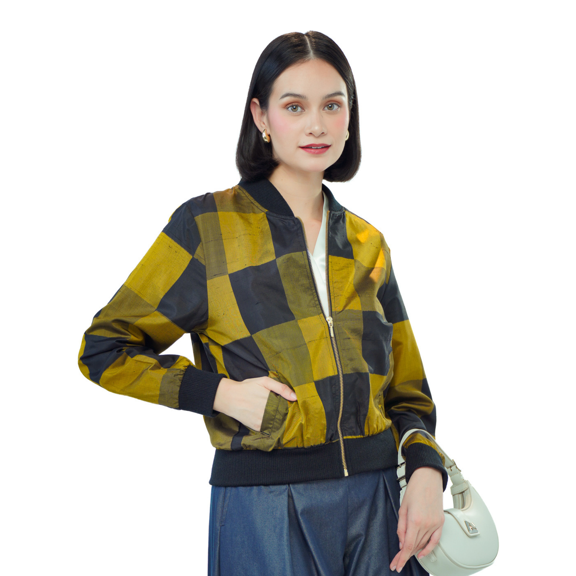 Premium On-hand: Yellow Oshima Bomber Jacket