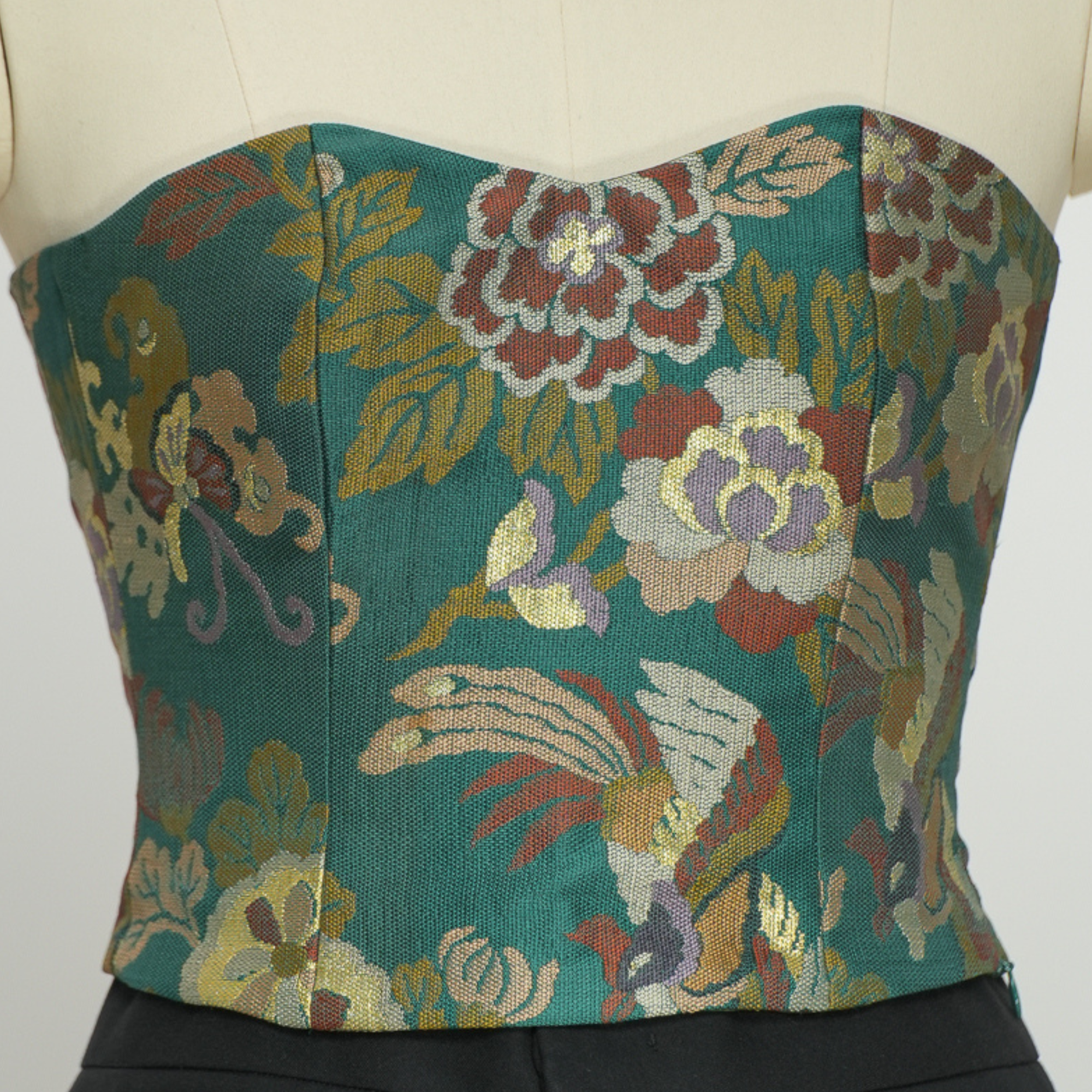 Premium On-hand item: Green Corset | S | C6955