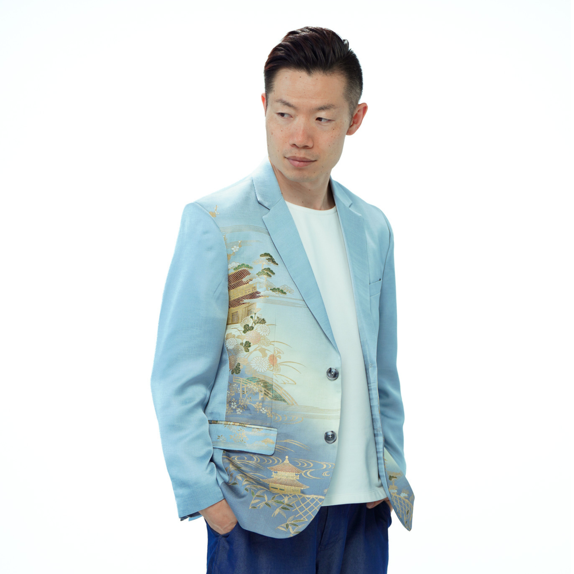 On-hand: Light Blue Men's suit | Large