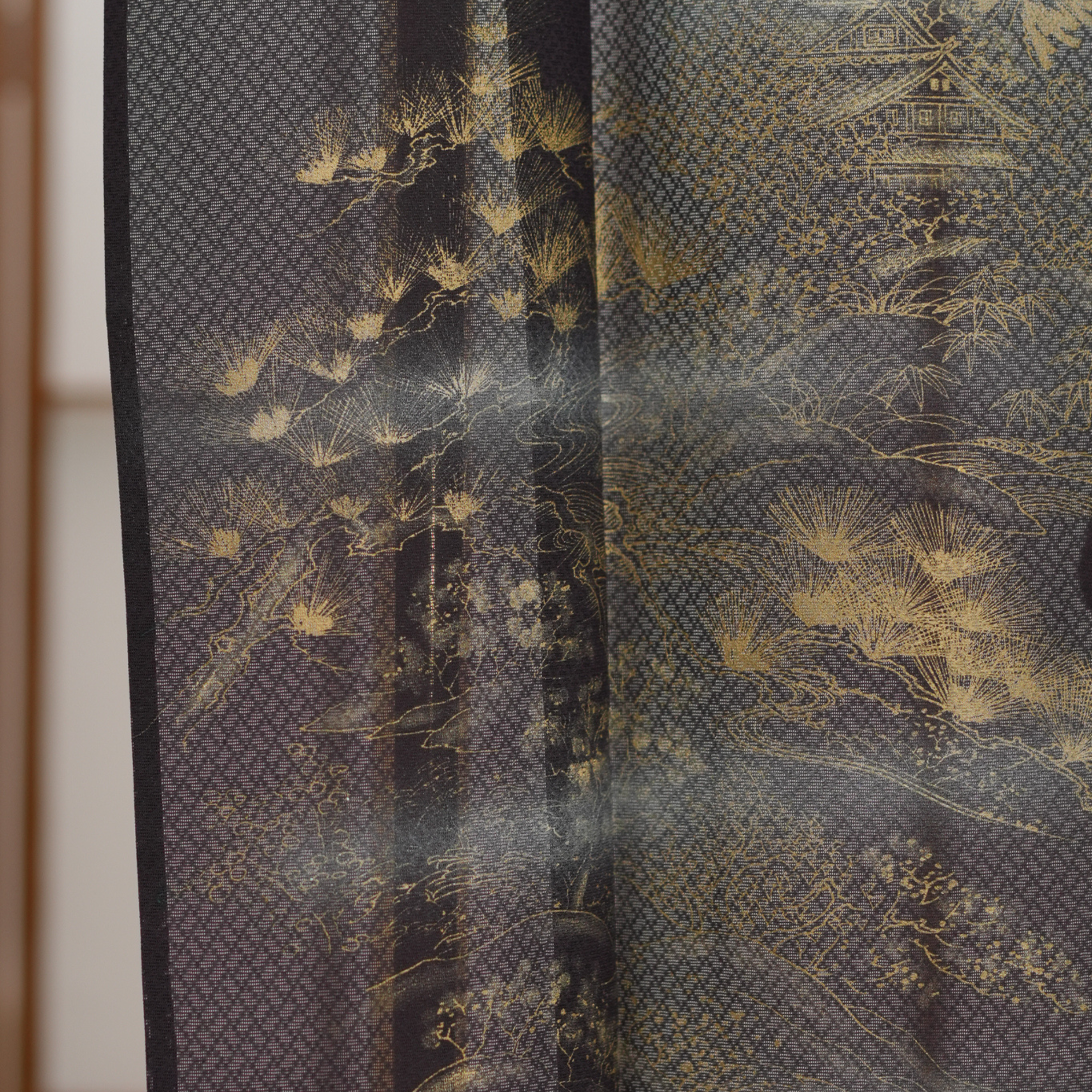 Premium Fabric: 0506_06 | Shadow and Pines