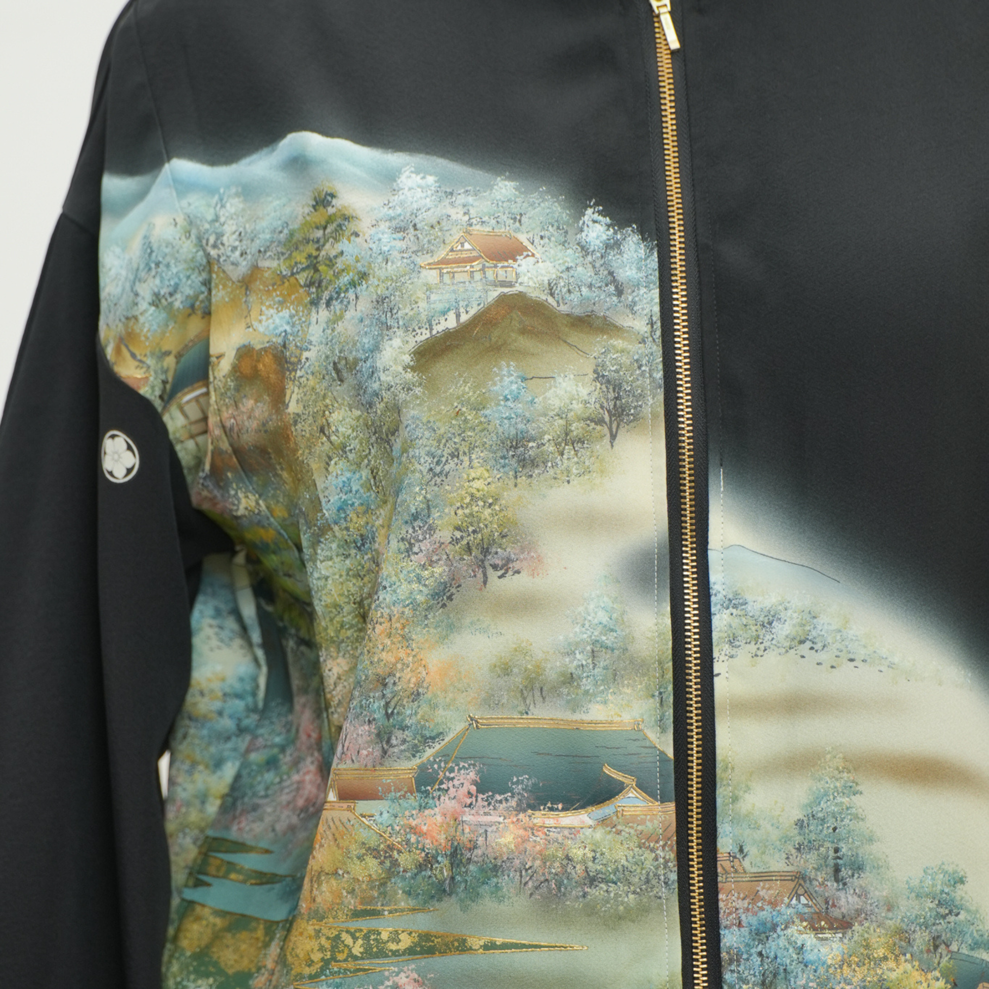 Premium On-hand: Black Hoodie With Zipper | HWZ7611Y - Yuzen