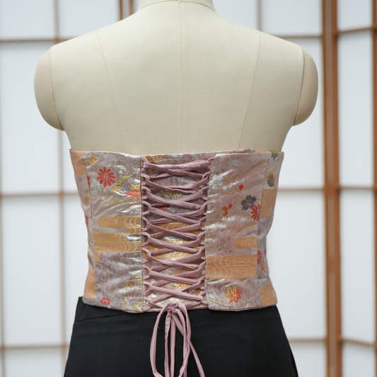 Premium On-hand item: Pink Corset | 2XL | C4221