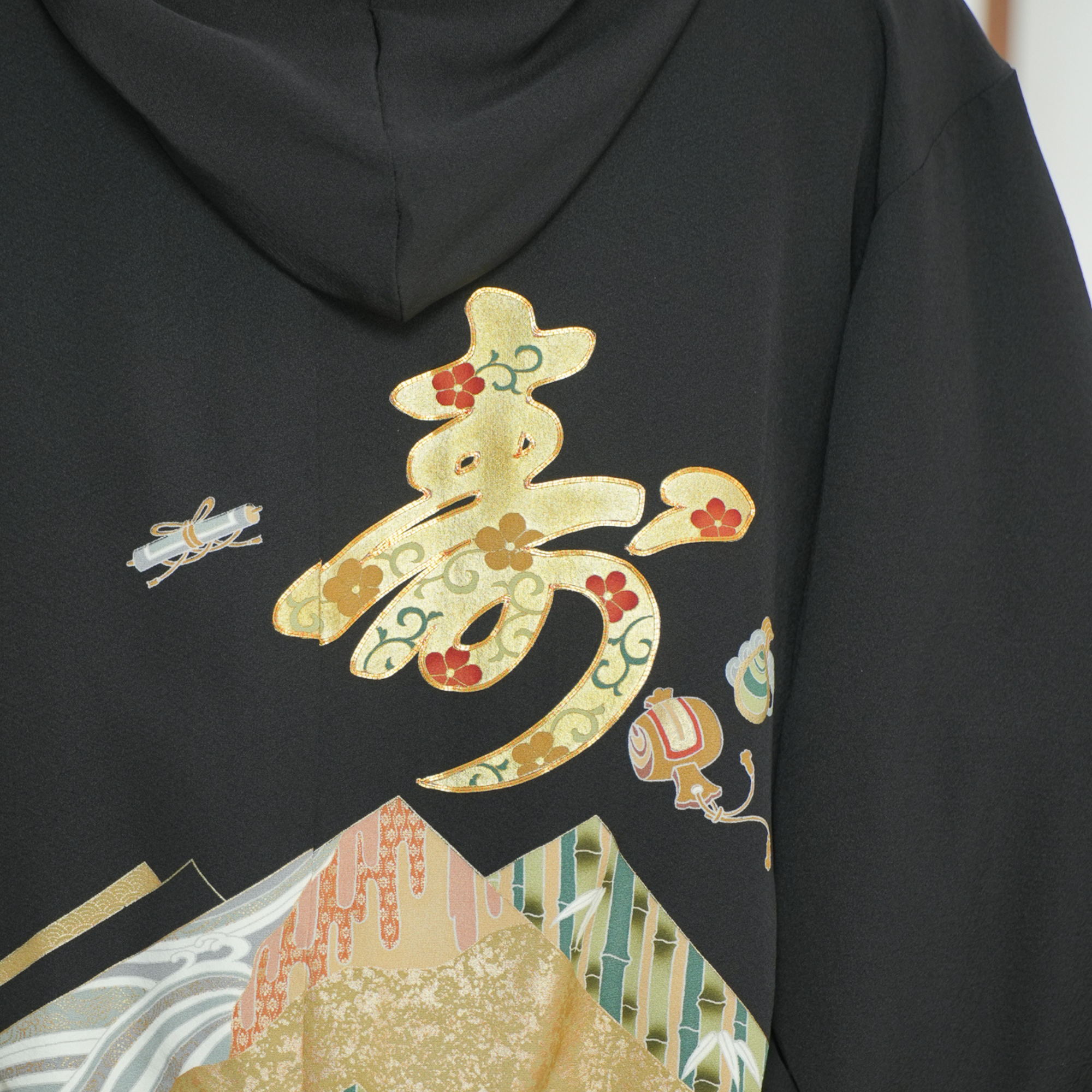 Premium On-hand item: Black Kodomo Hoodie | HK7629Y - unique!