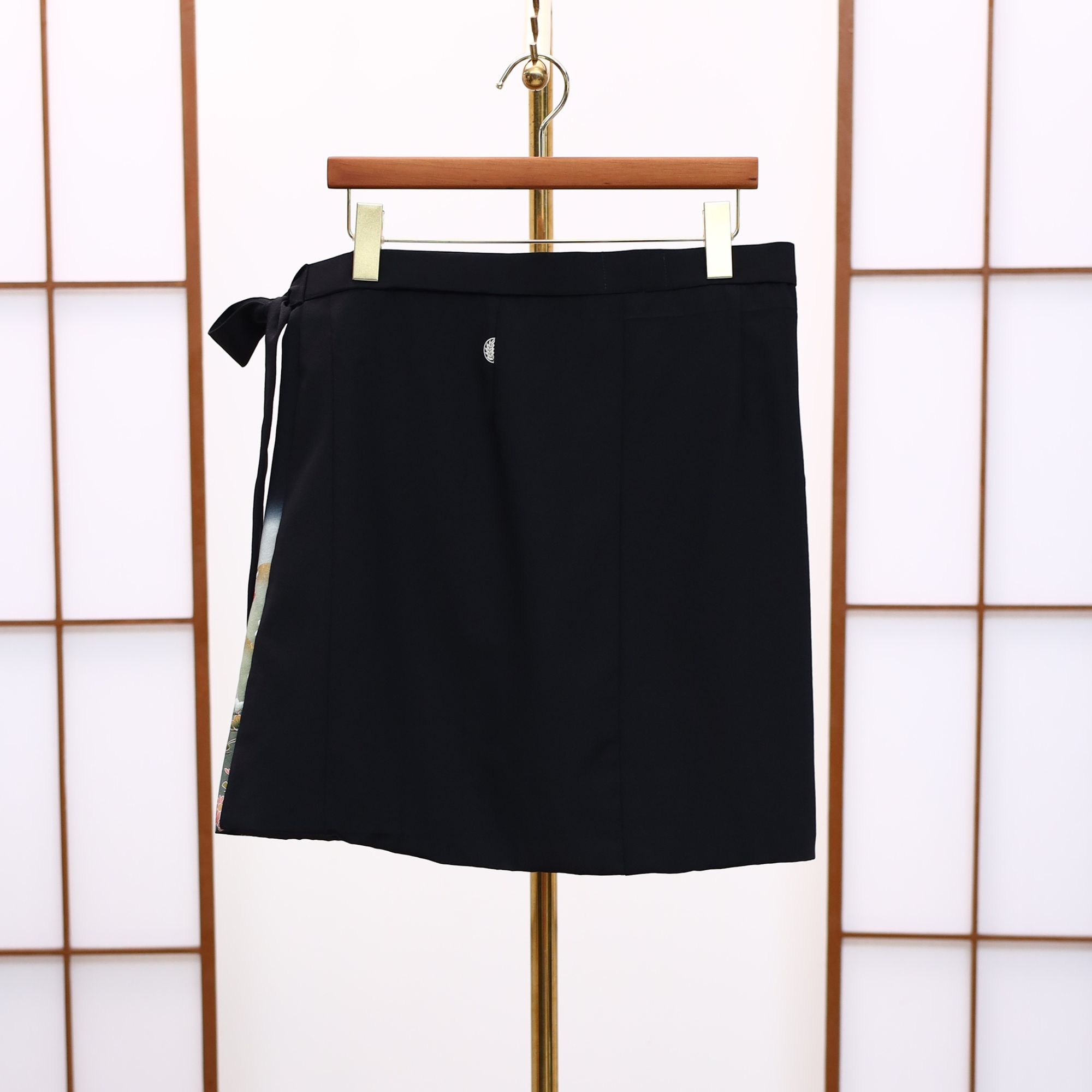 On-hand: Black Summer Wrap Skirt  | SWS7120Y | 2P