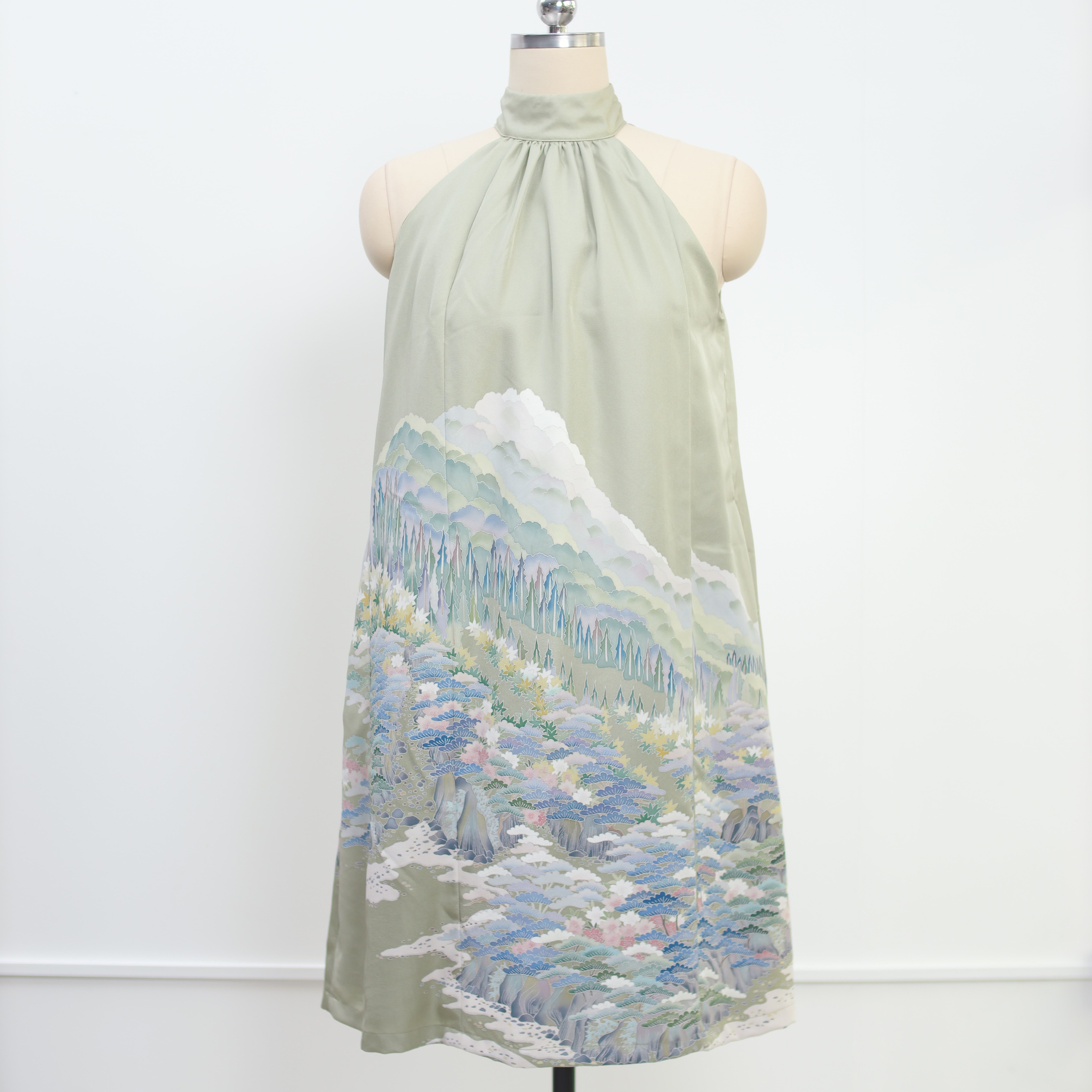 On-hand item: Halter Dress Green | HD5914 Size: XLB