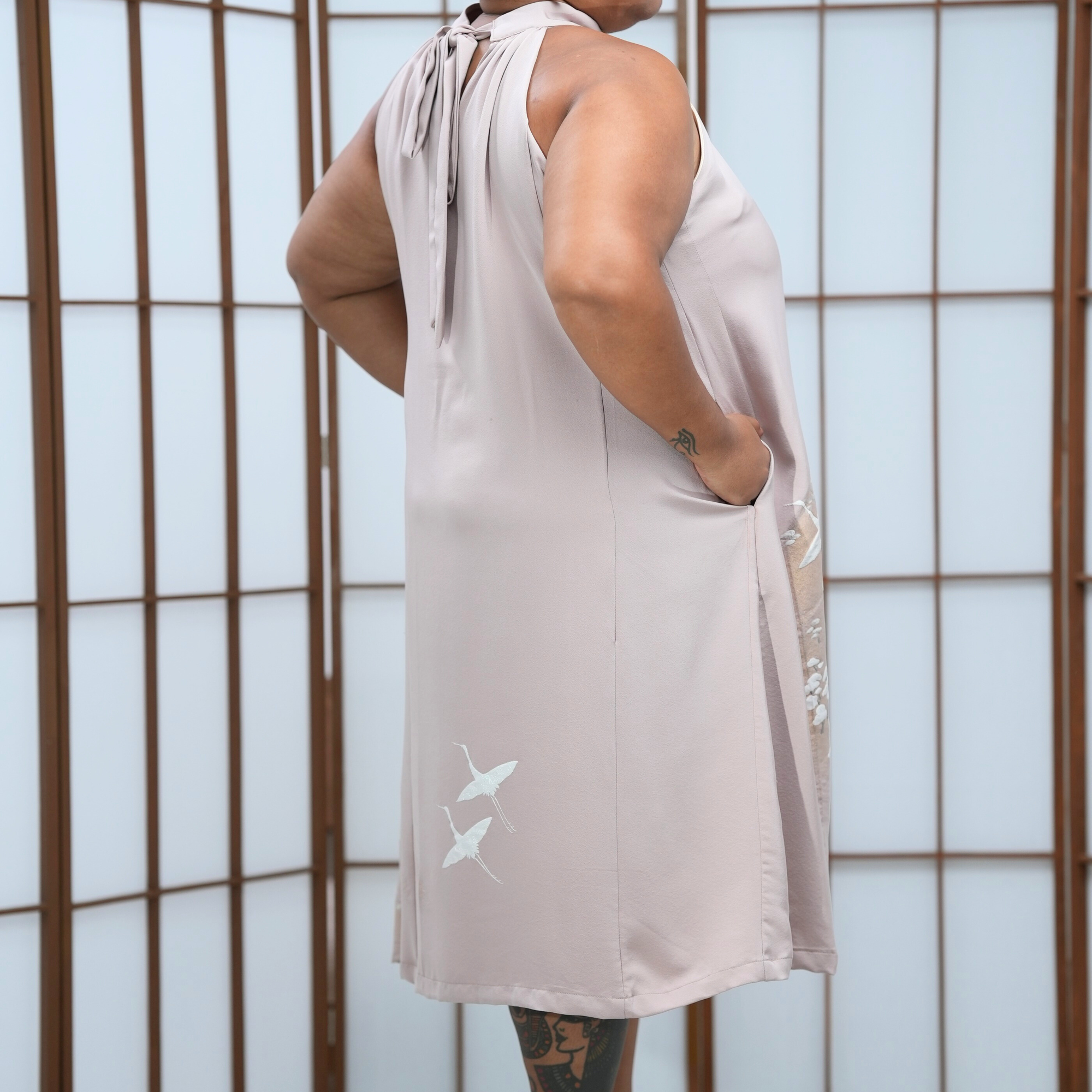 Premium On-hand: Pink Halter Dress  | 4XLB | HD3261