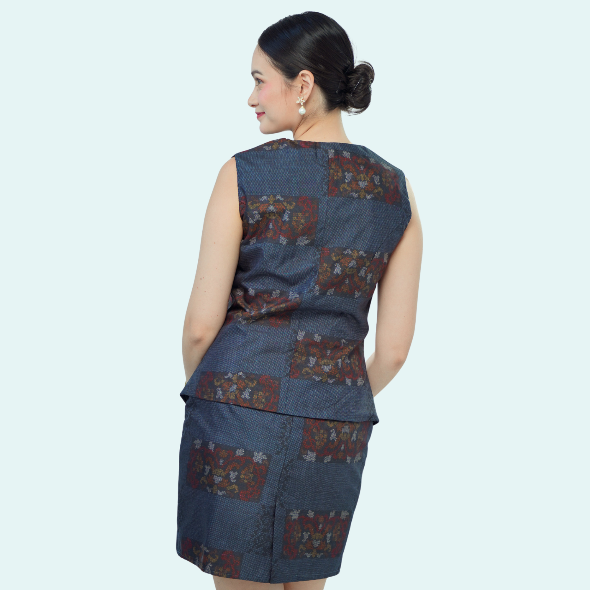 On-hand item: Oshima Vest and Pencil Skirt Coordinate
