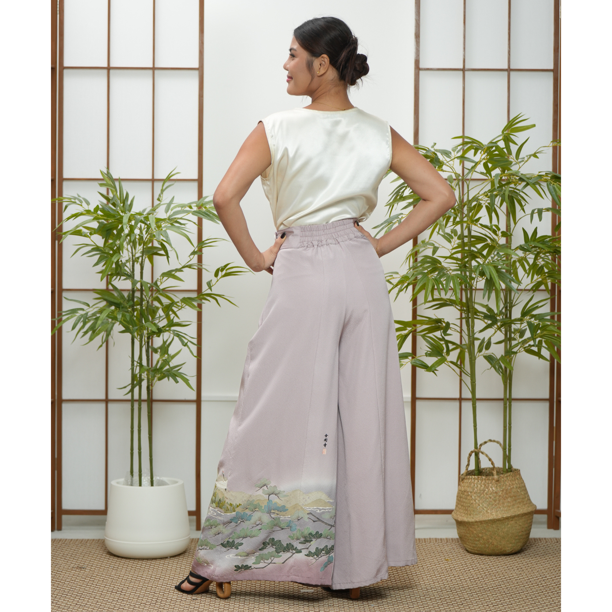 Premium On-hand: Lavender Palazzo Pants | LA | PP4809