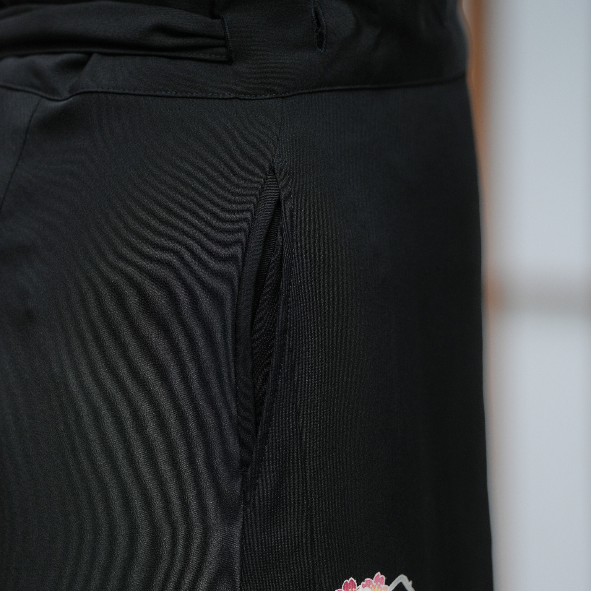 Premium On-hand: Black Wrap Skirt | 2P | WS6323