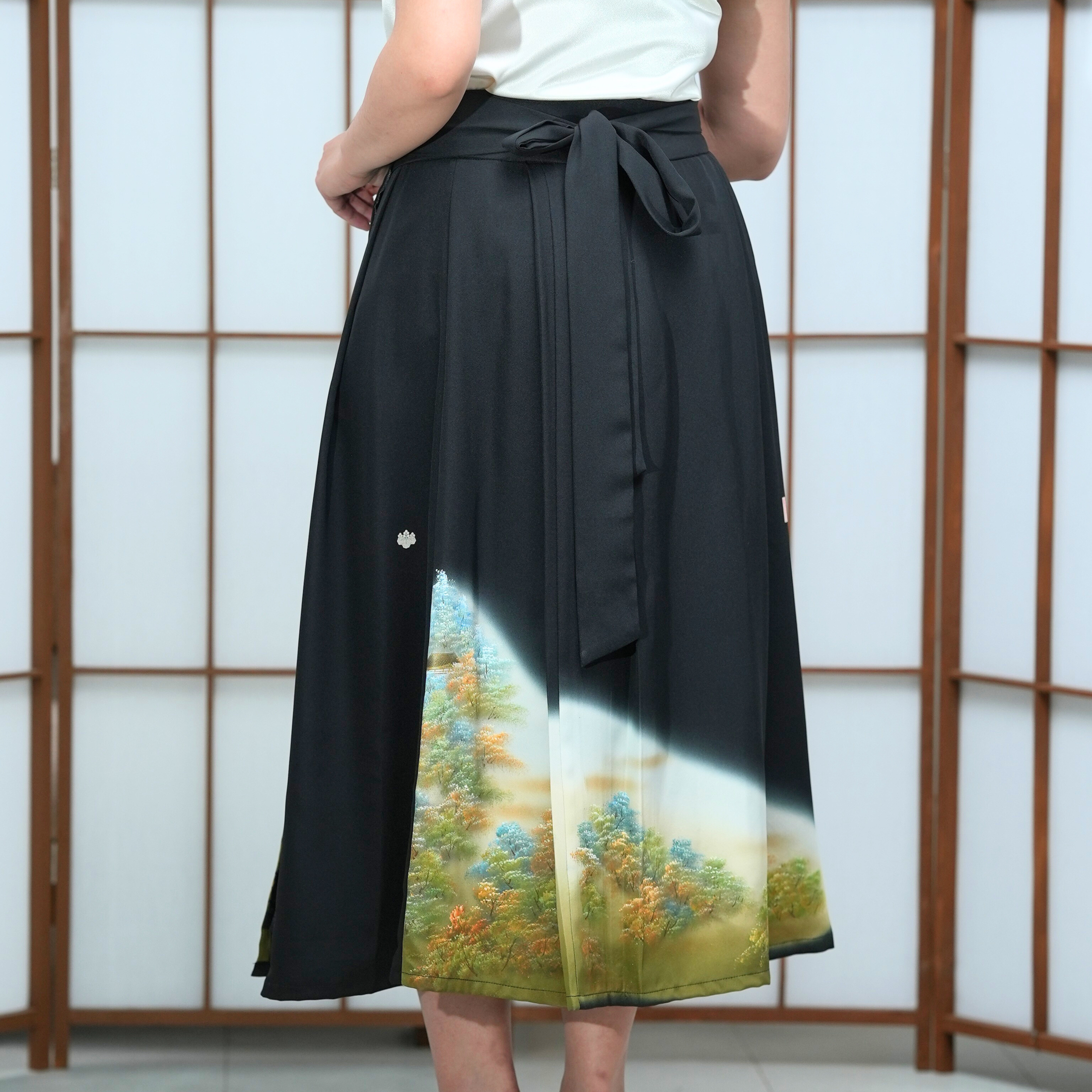 Premium On-hand: Black Hanbok Skirt | 1P | HS7016