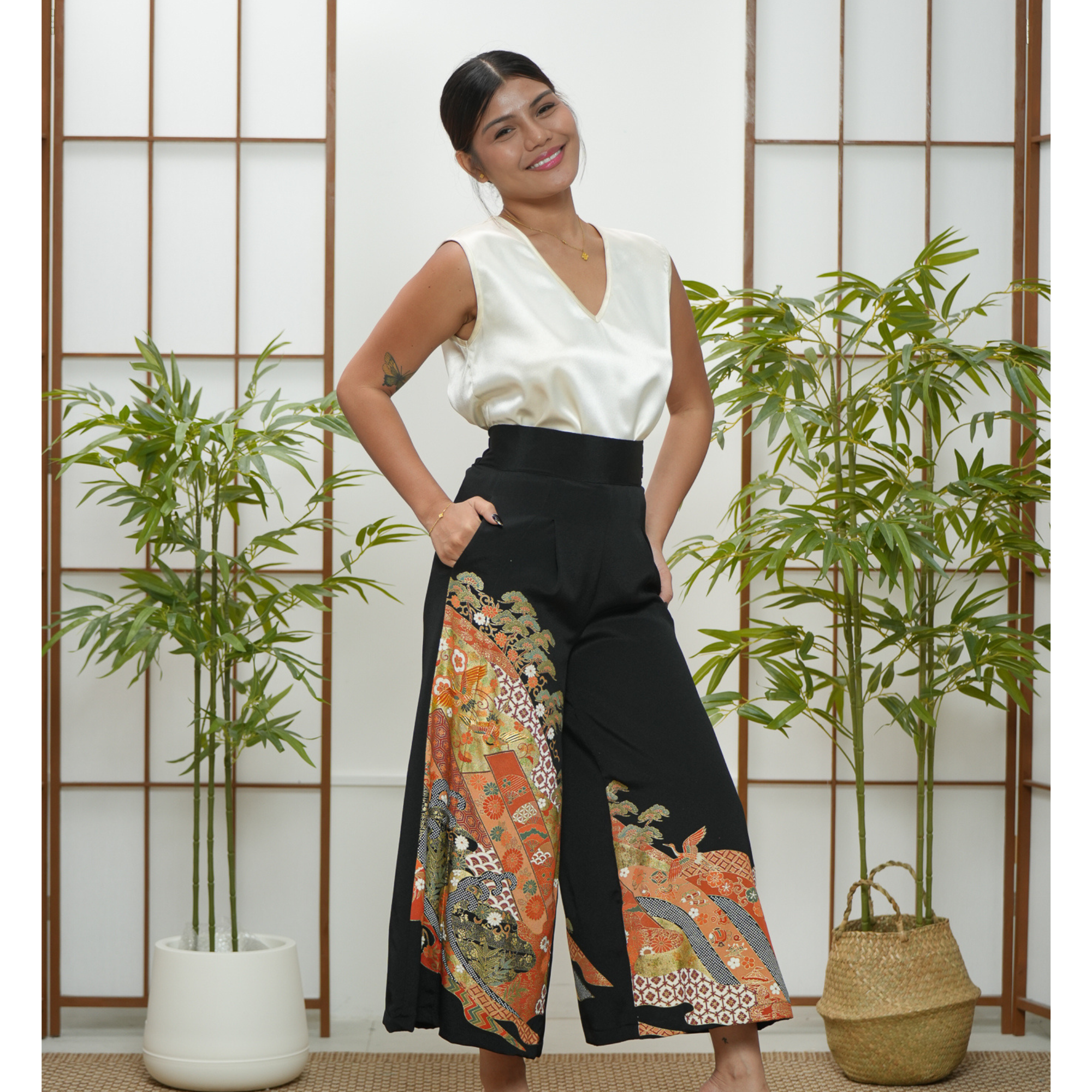 Premium On-hand: Black Palazzo Pants | SB | PP6011