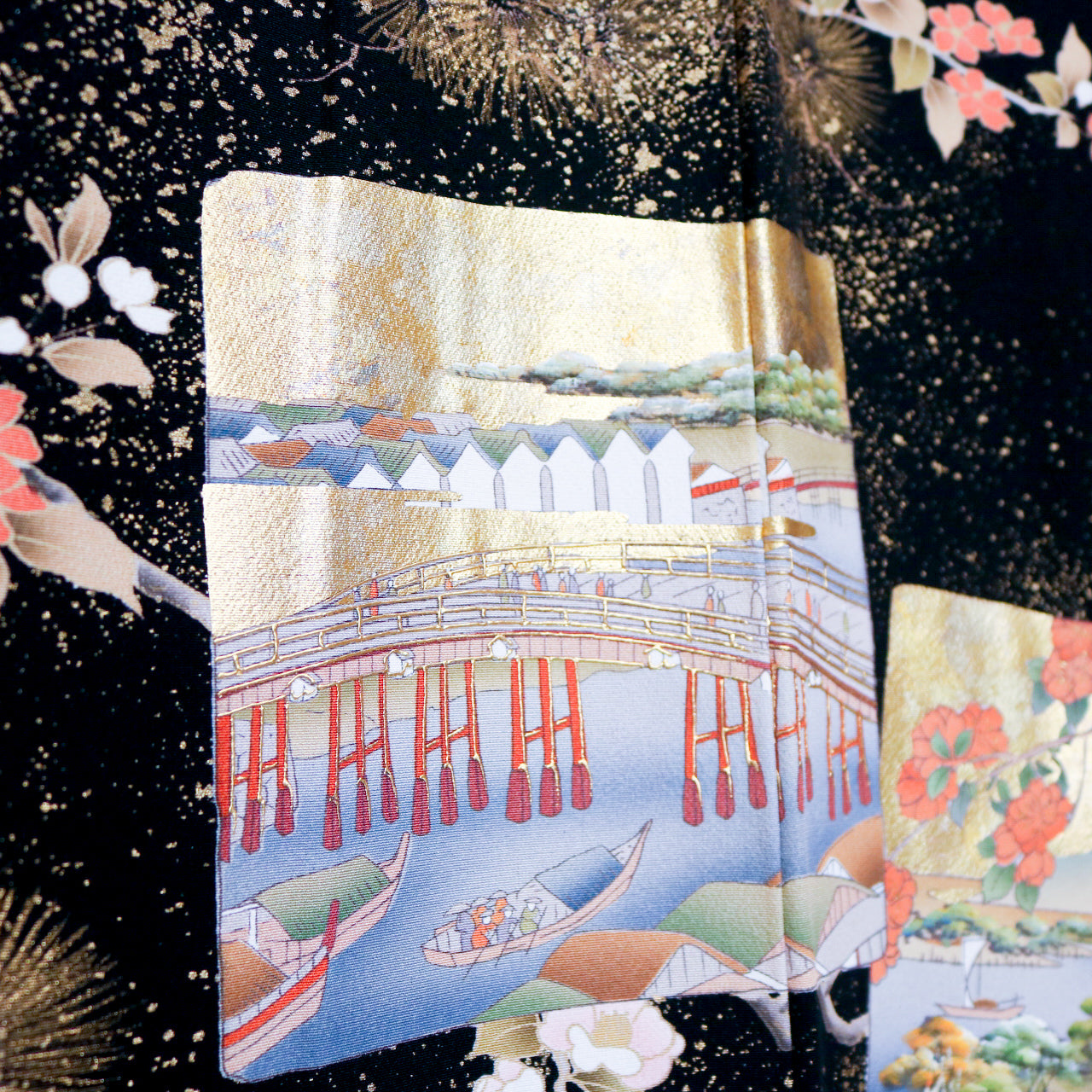 Summer Collection Fabric: July31-07 (looks like paintings! + gold elements)