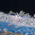 Load image into Gallery viewer, Summer Collection Fabric: July31-09 | Blue sand black shades (Yuzen!)

