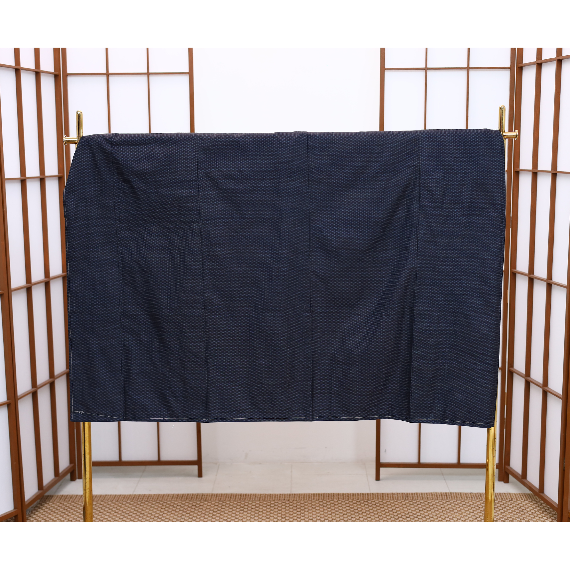 Premium Oshima Fabric: 0521_03 | Navy Spark