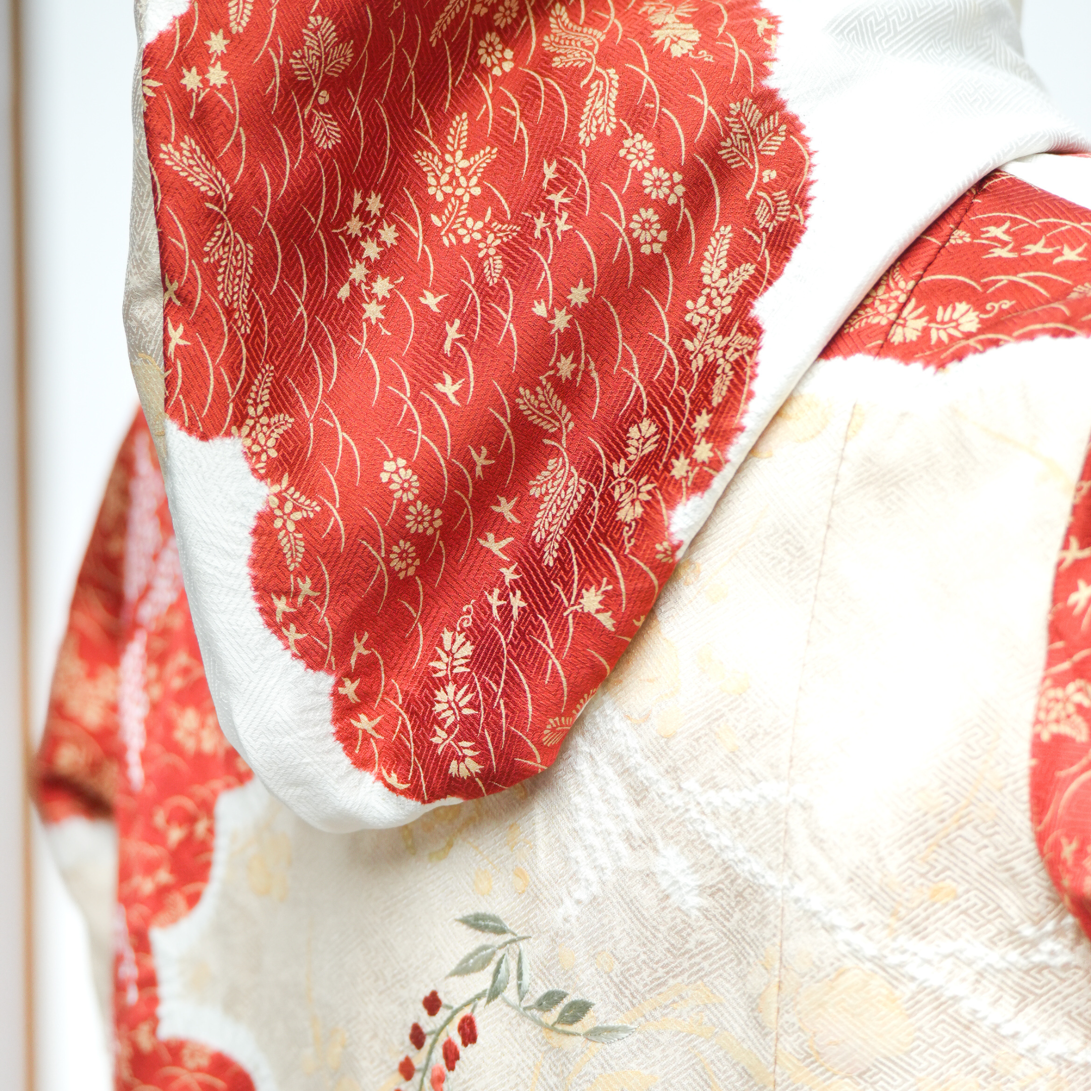 Premium On-hand: Cream Bomber Jacket with Hoodie | LB | BJH7288