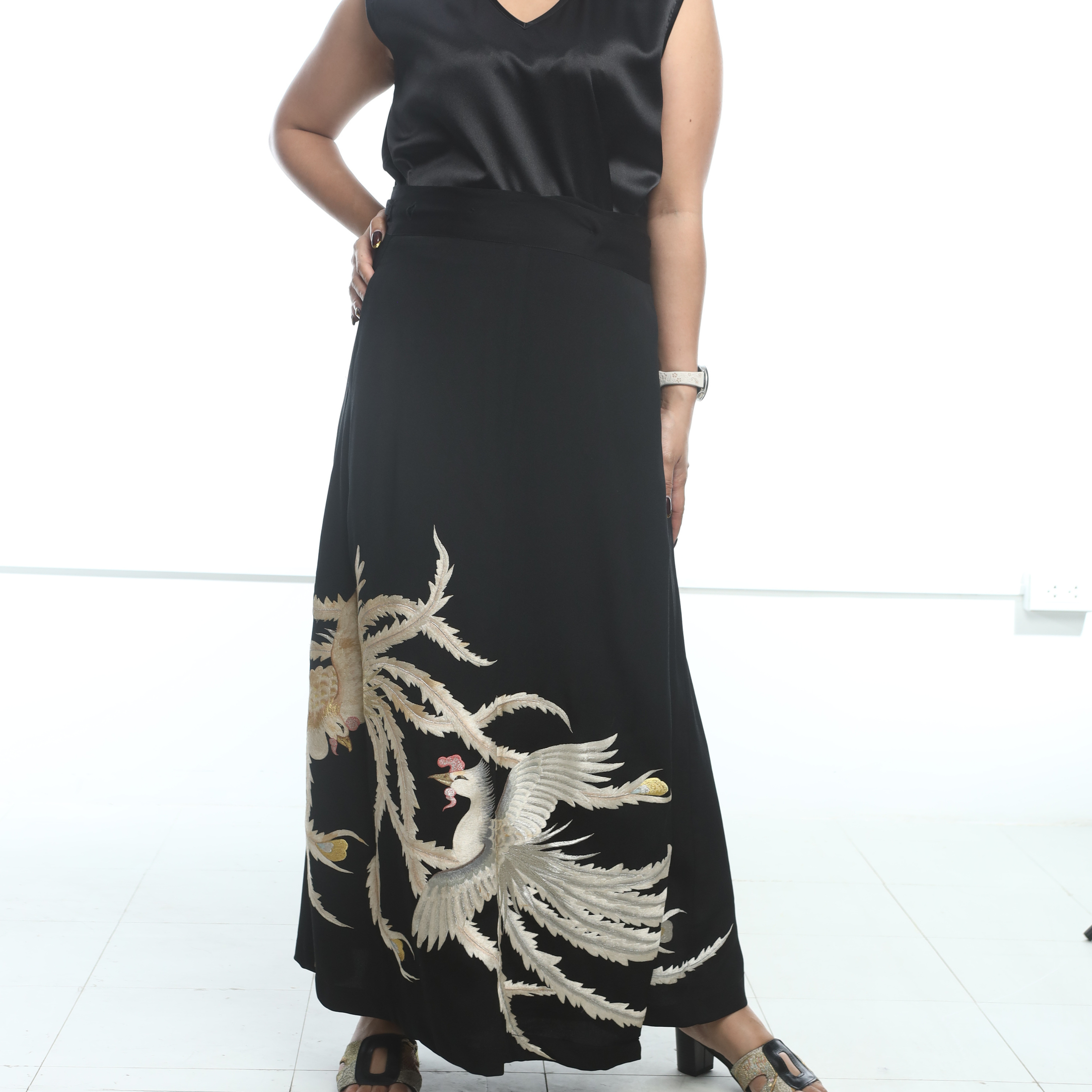 On-hand: Wrap Skirt | 2T Black WS5371