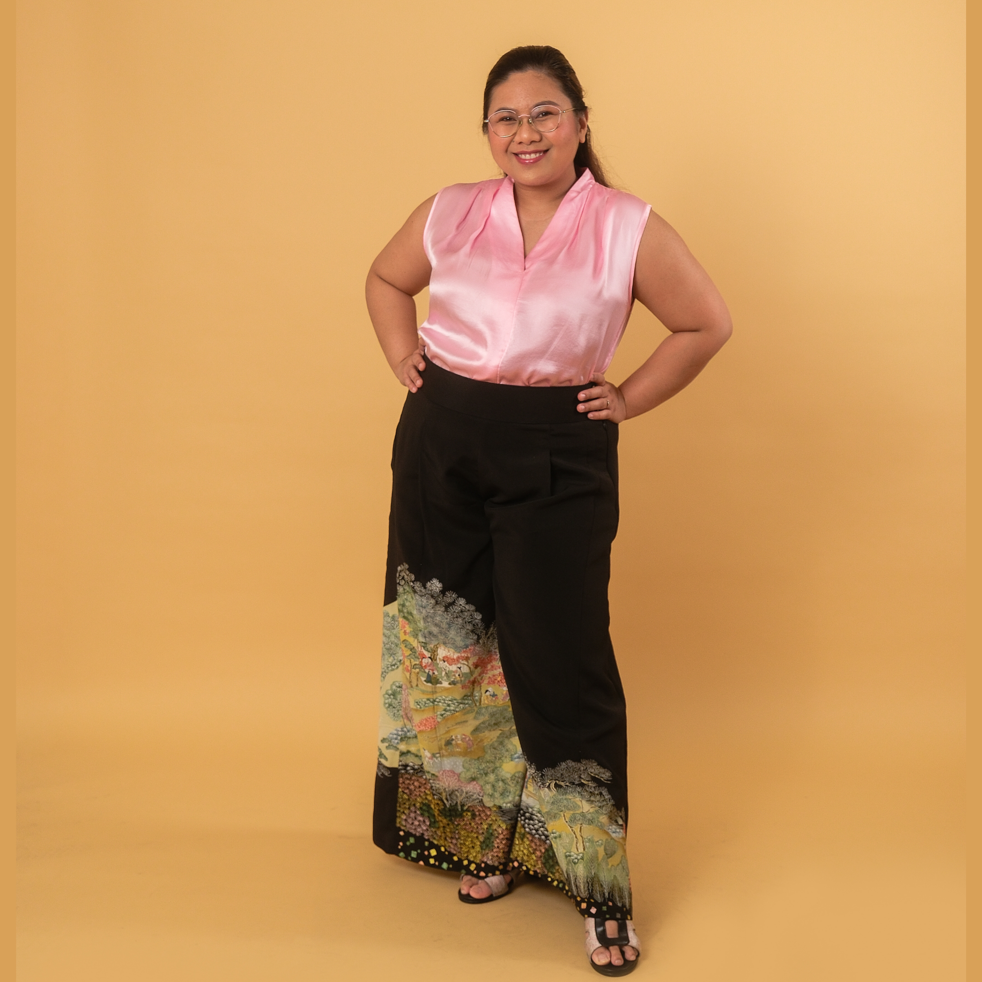 Premium On-hand: Black Palazzo Pants | XLZ | PP5222