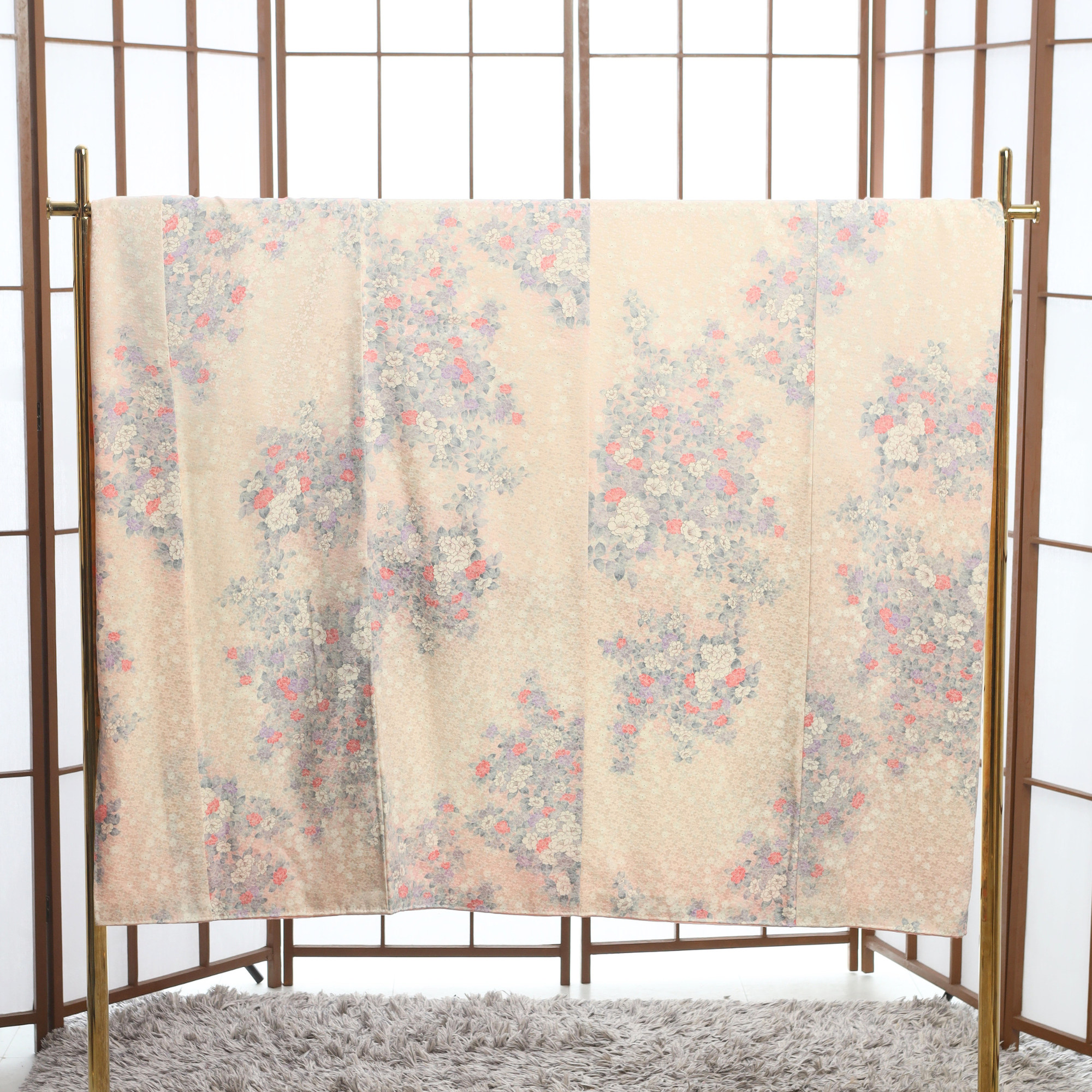 Premium Fabric SHO: 0423-05 | Ivory Bouquet