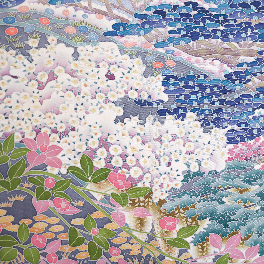 Summer Collection Fabric: July31-04 | Petals and trees (Yuzennnn)