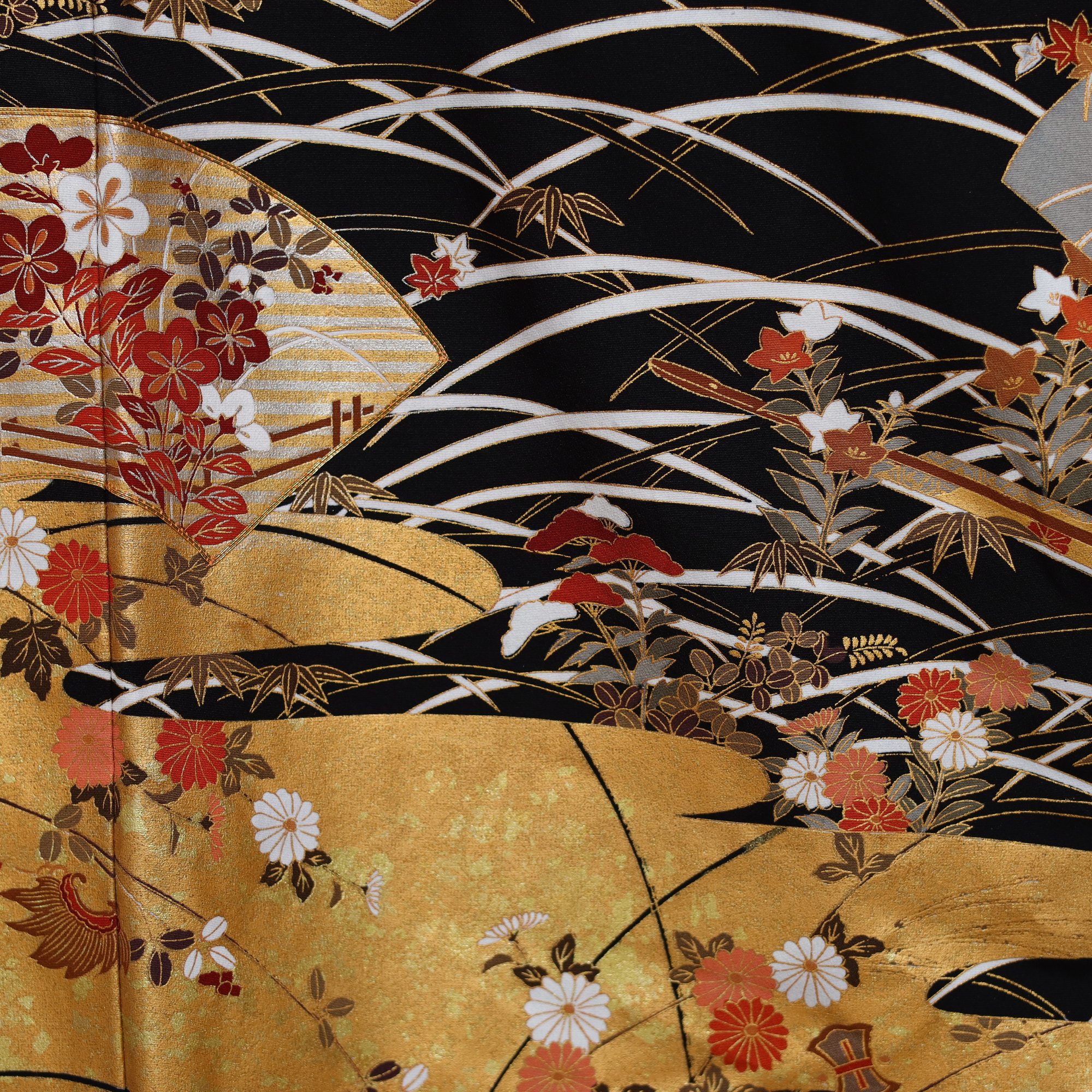 Bai Fabric: 0519_27 | Golden Garden Fans