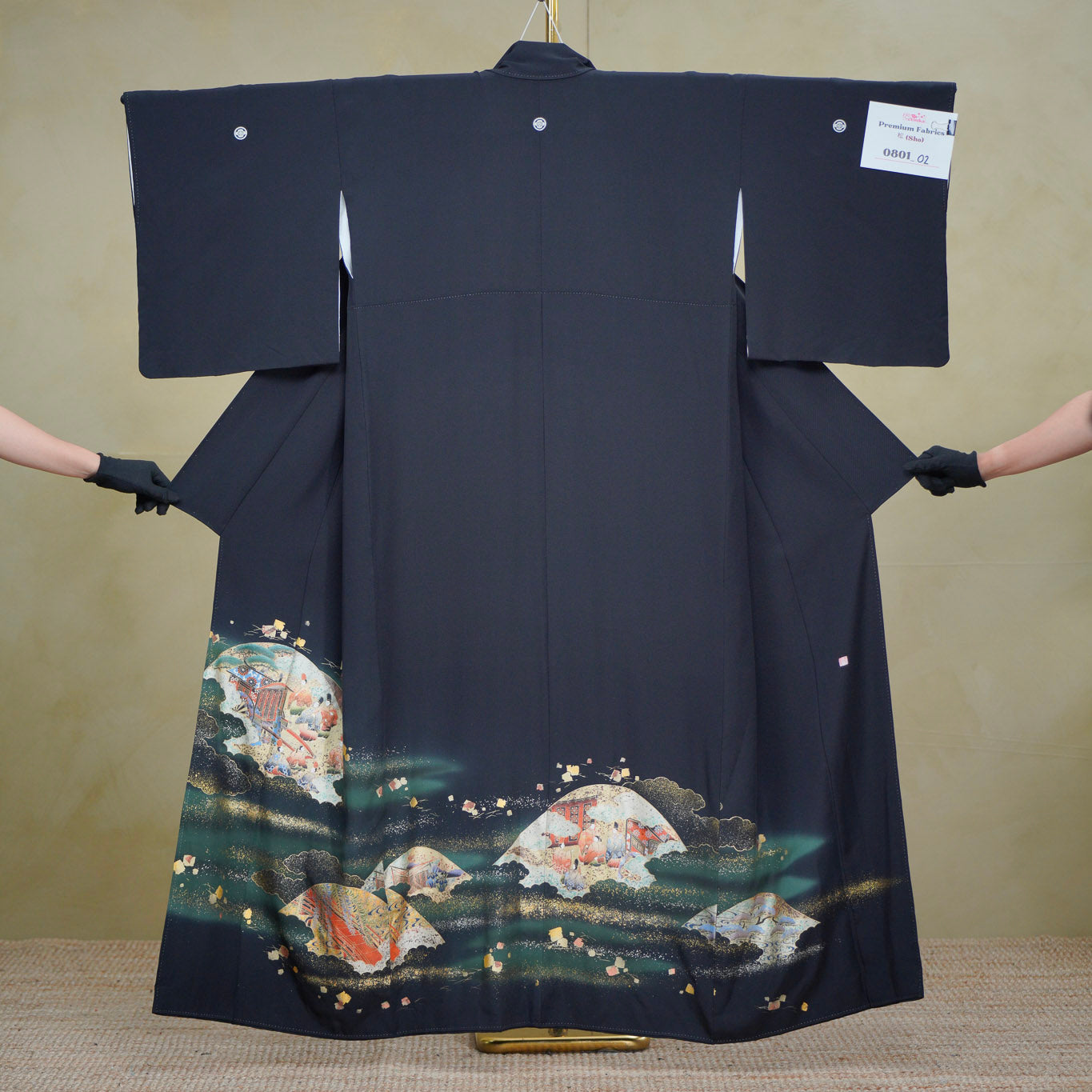 Premium Chiku Fabric: 0801_02 | Moonlit Procession