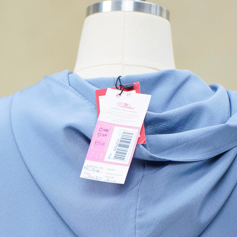 8K Hoodies On-hand: Blue Hoodie With Zipper | HWZ7826Y