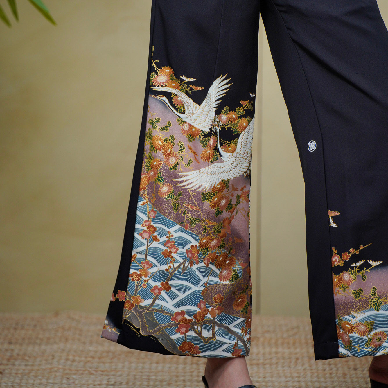 (RH) On-hand: Black Wide Leg Pants | WLP5534 | MA