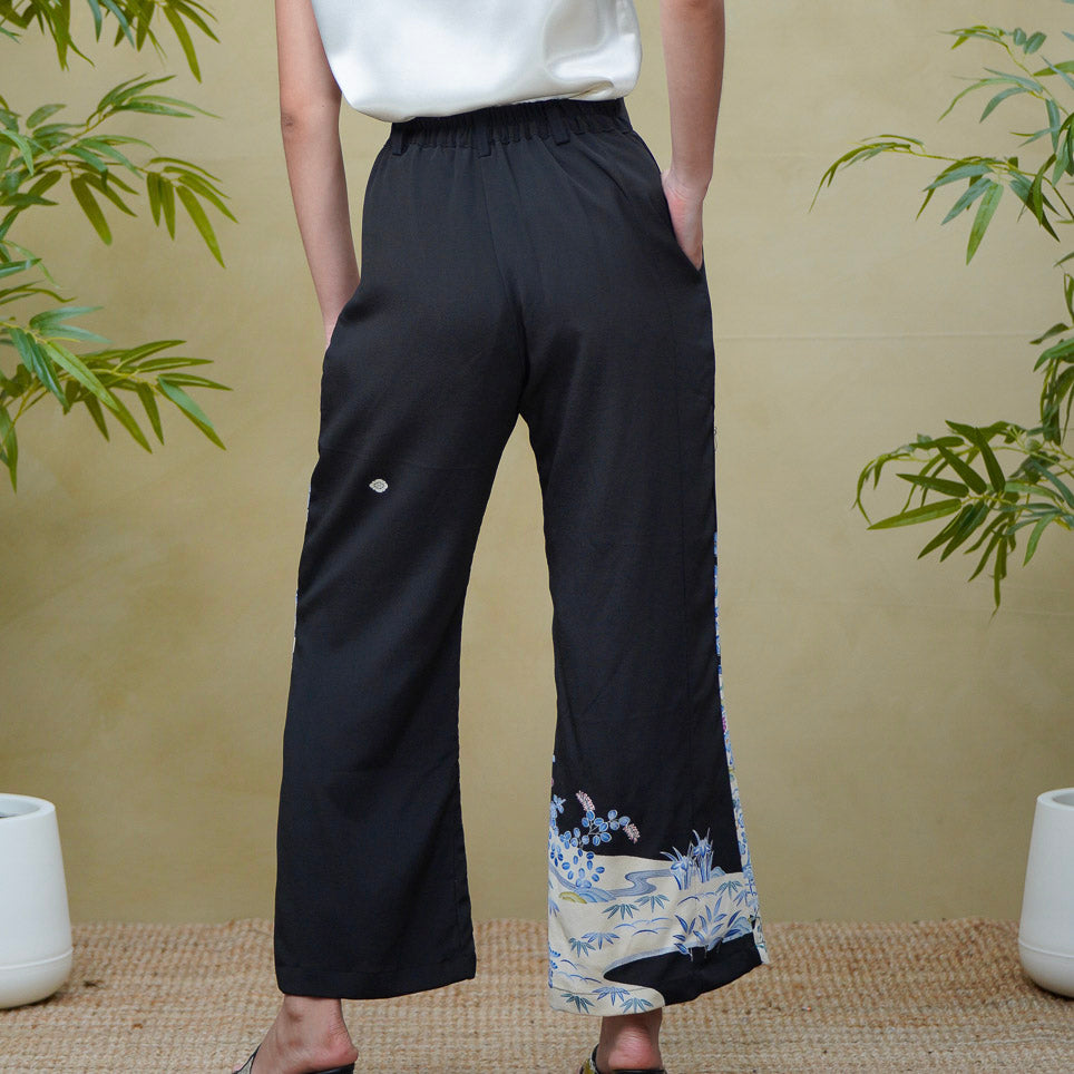 (RH) On-hand: Black Wide Leg Pants | WLP519 | SB