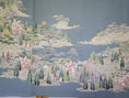 Load image into Gallery viewer, Sakura Collection Fabric: AP9-01 Teal Islands with Sakura
