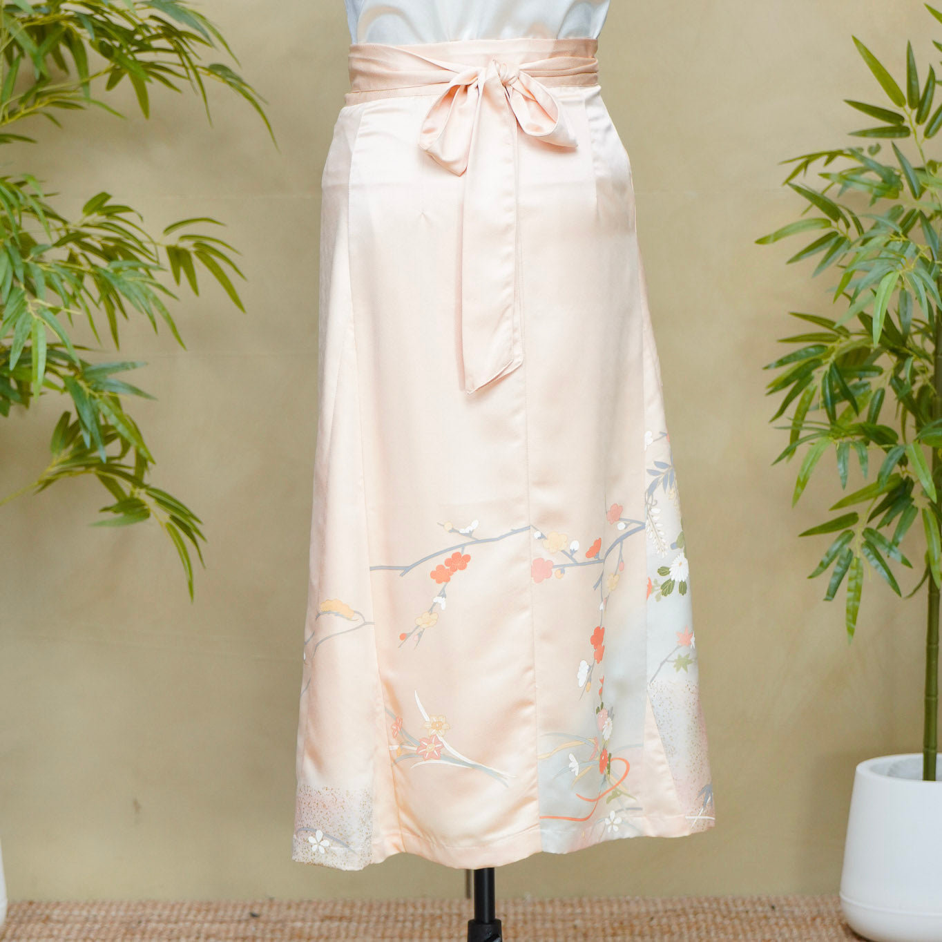 Premium On-hand: Cream Wrap Skirt | 1T | WS8389Y