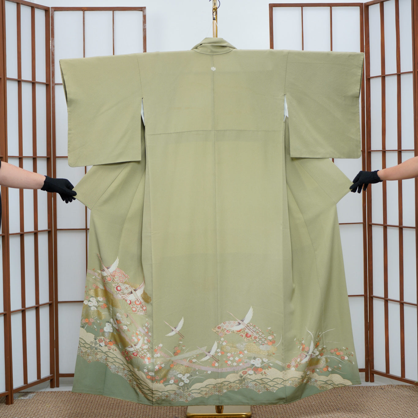 Chiku Fabric: 0630_24 | Earthy Green