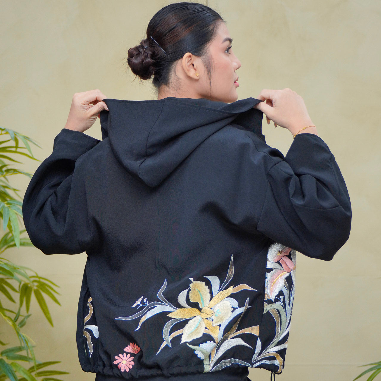 Premium On-hand item: Black Kodomo Hoodie | HK8288Y | Small