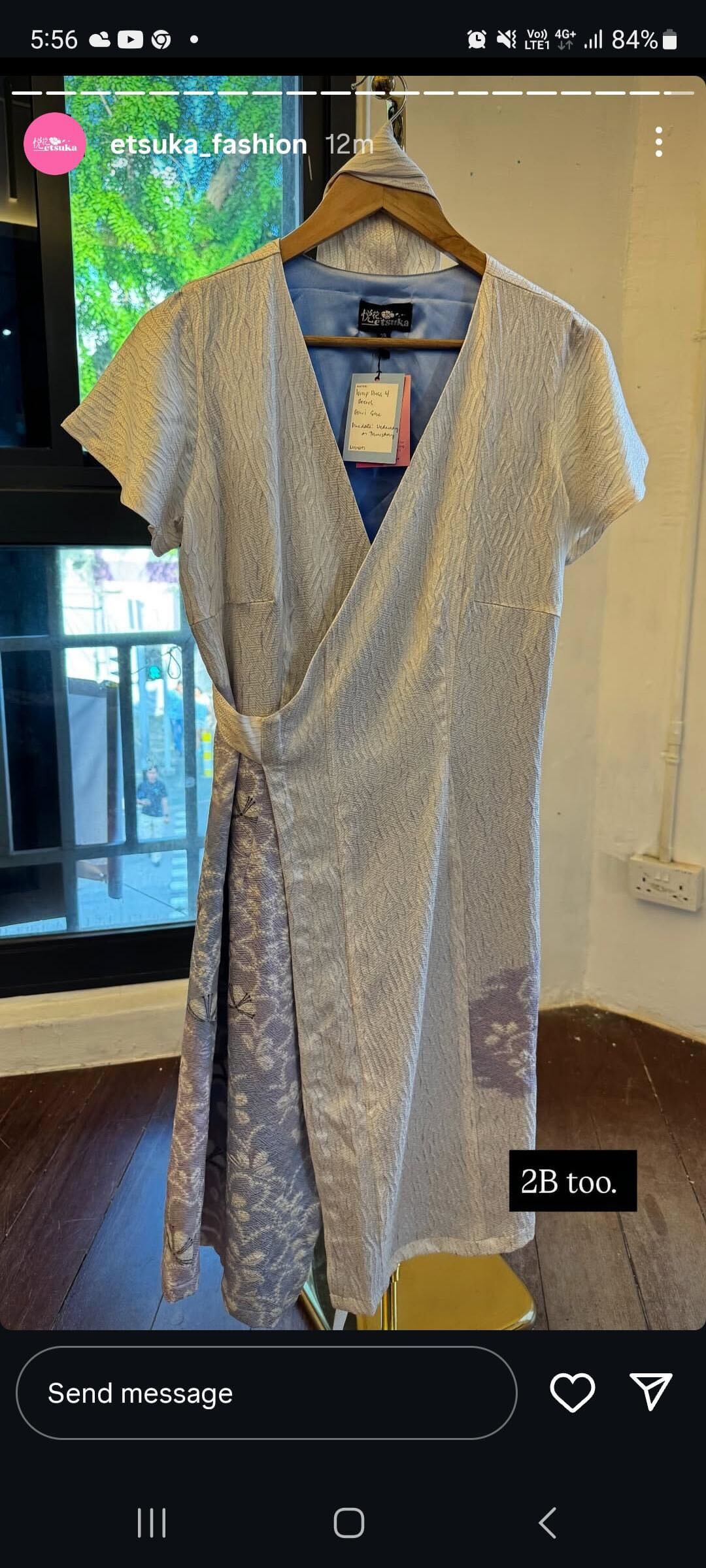 Ju23 Private Sales: Wrap Dress w/ sleeves | 2B
