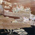 Load image into Gallery viewer, Premium Fabric: July31-02 | Black and Gold
