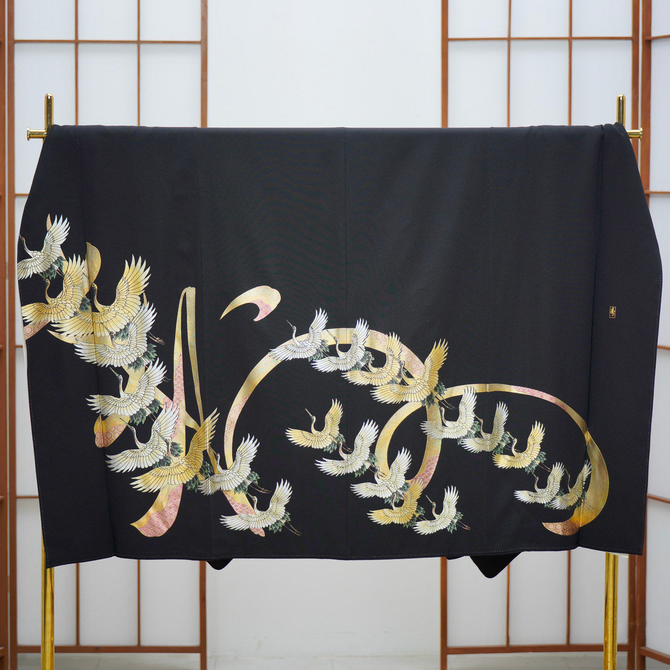 Premium Sho Fabric: 0625_21 | Golden Arcs