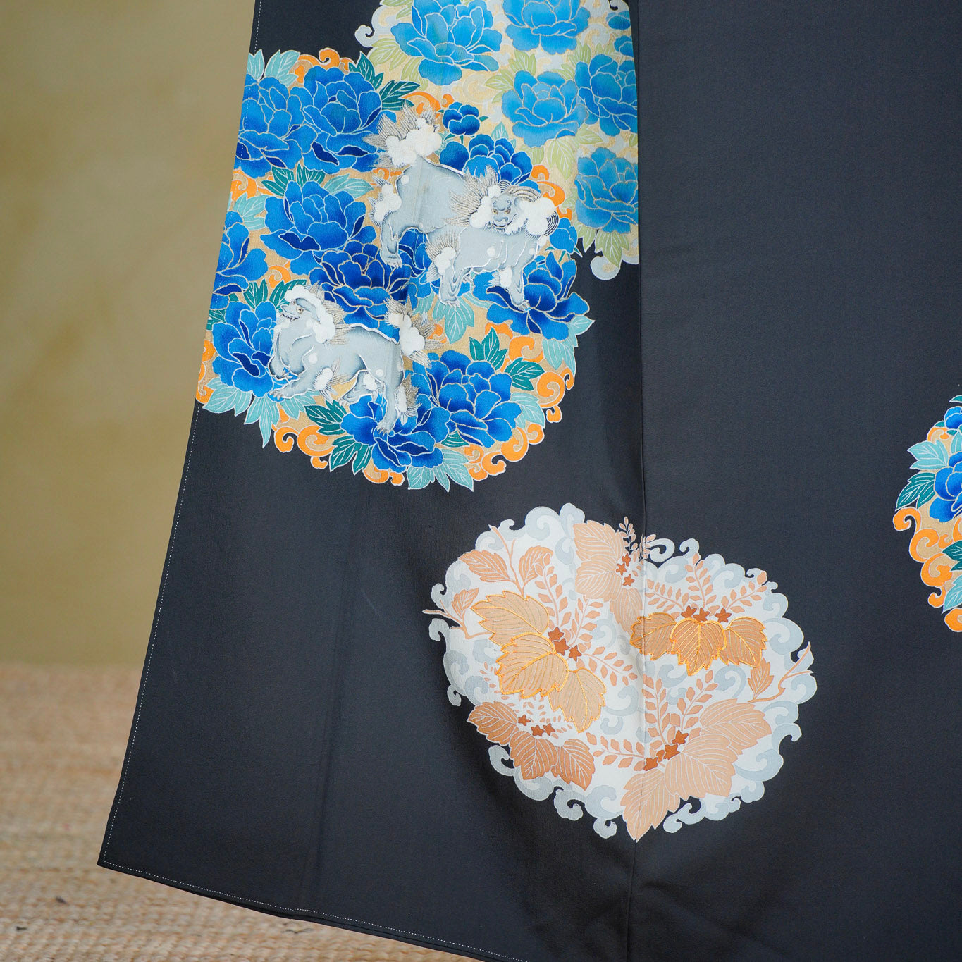 Premium Sho Fabric: 0801_14 | Azure Shishi