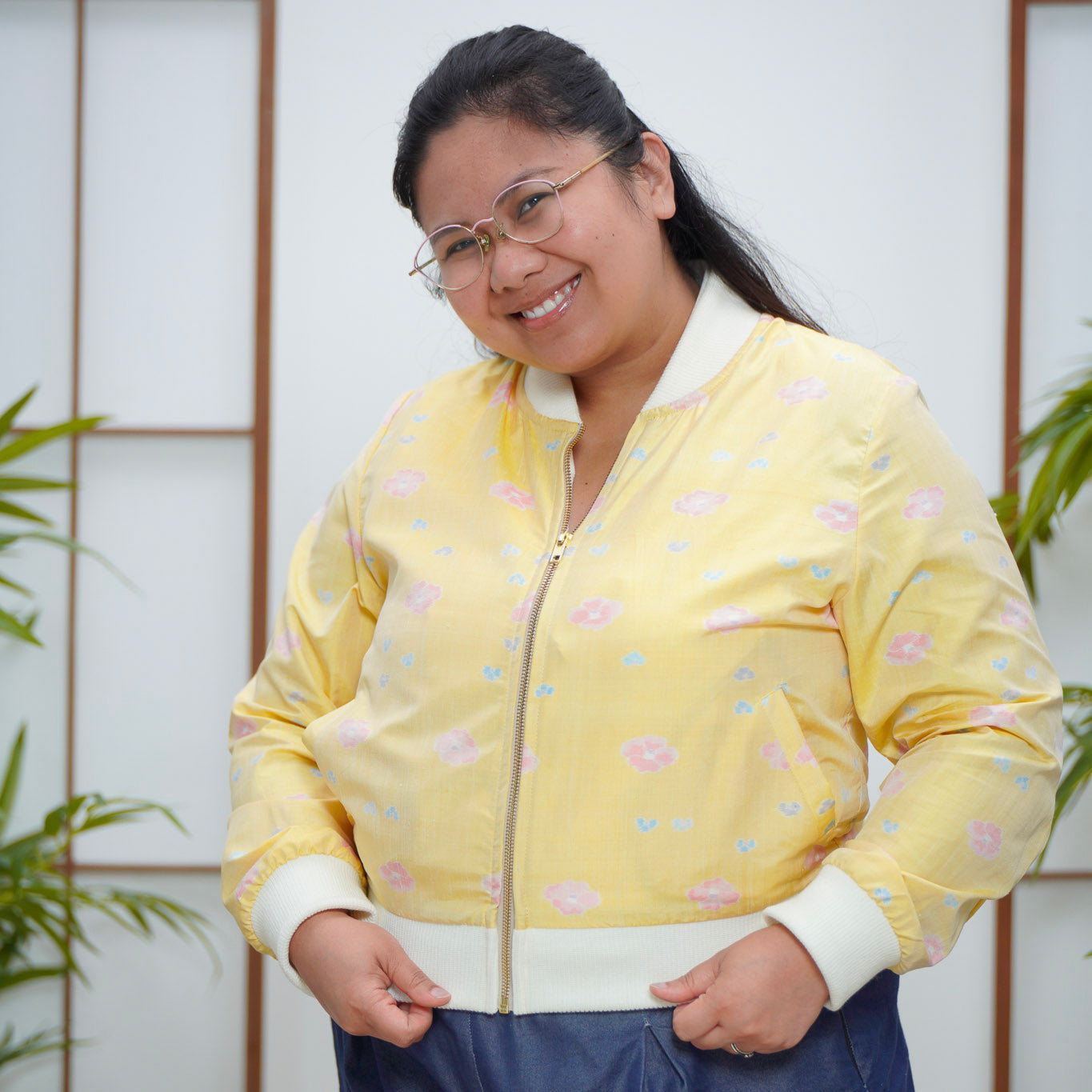 On-hand: See through Yellow Bomber Jacket | BJ8043 | XLB