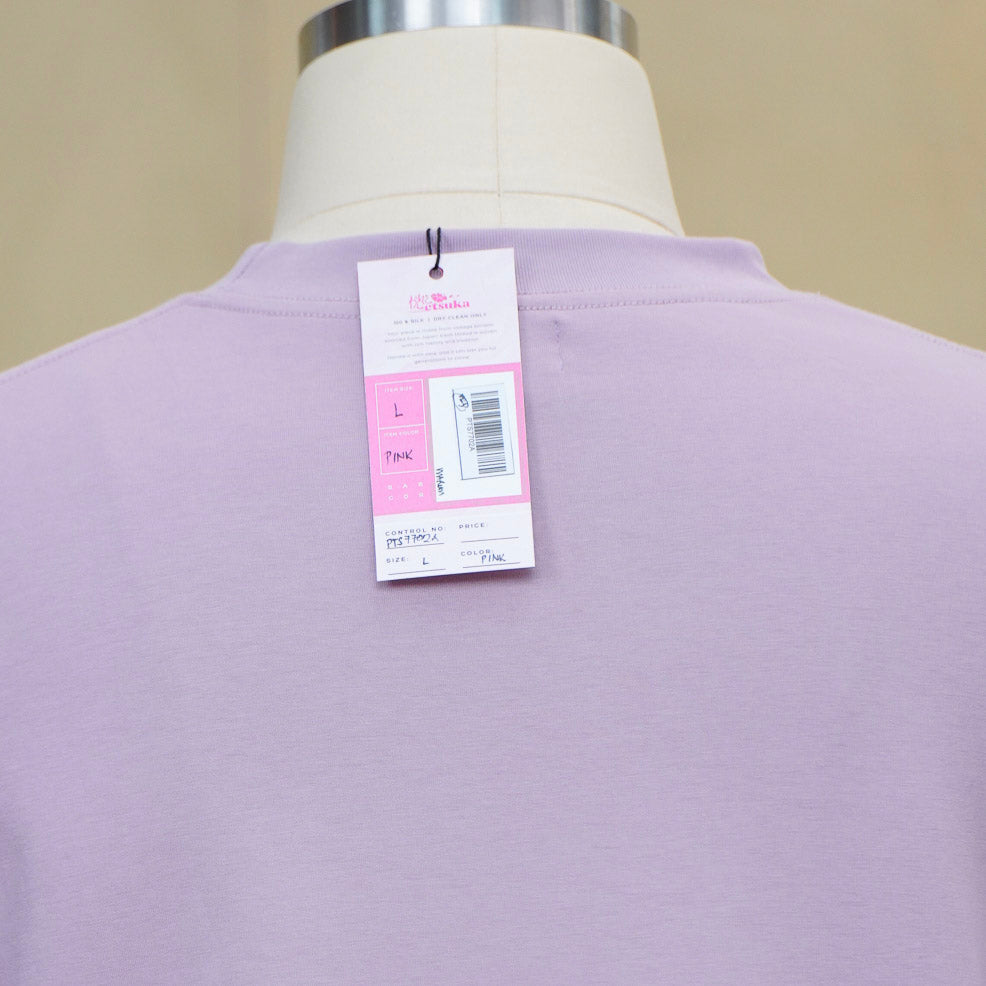 Premium On-hand: Pink Men’s Patchwork shirt | Large | PTS7702A -SMK